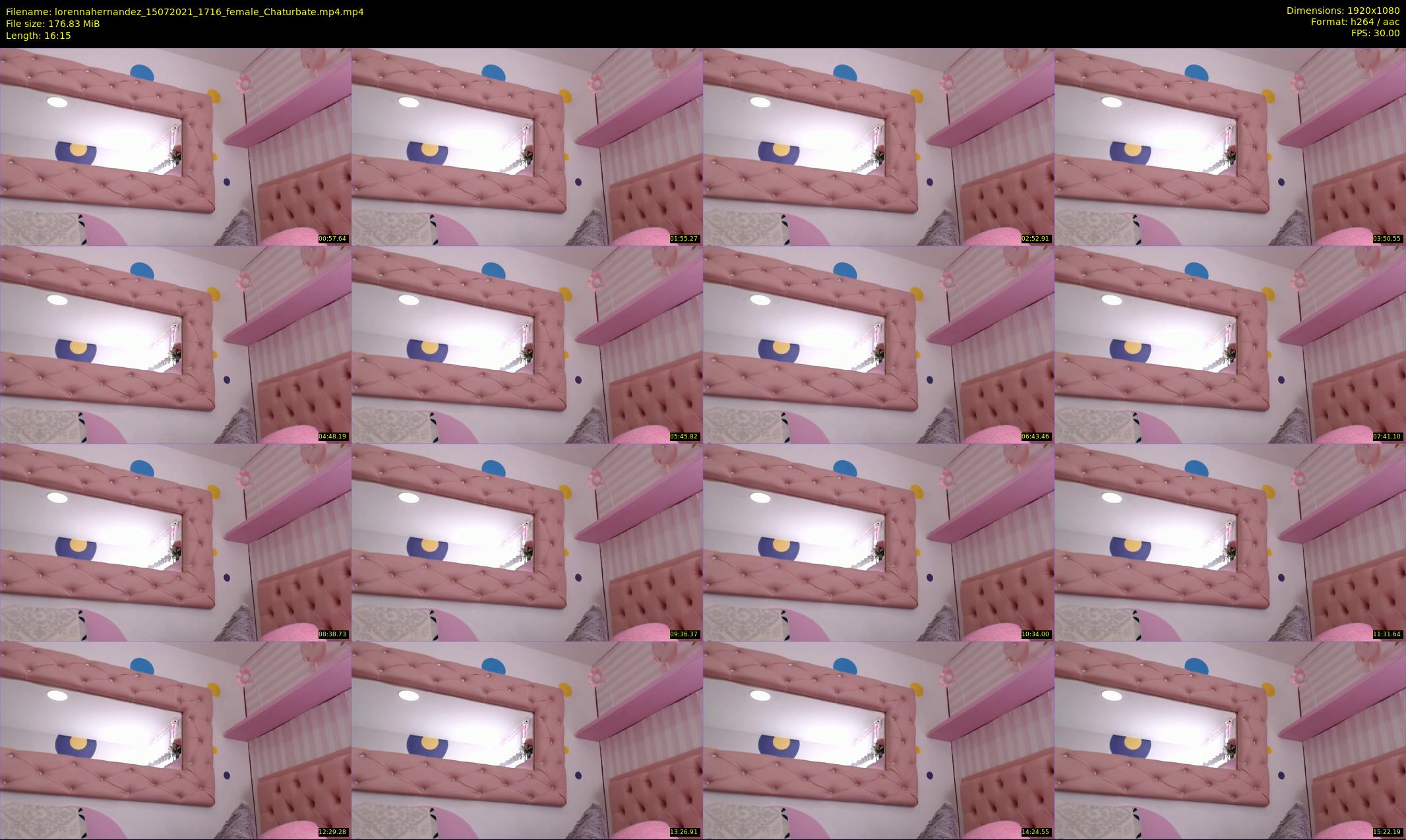 lorennahernandez — 17 minute Chaturbate female cam show recording, 1080p, Jul 15, 2021