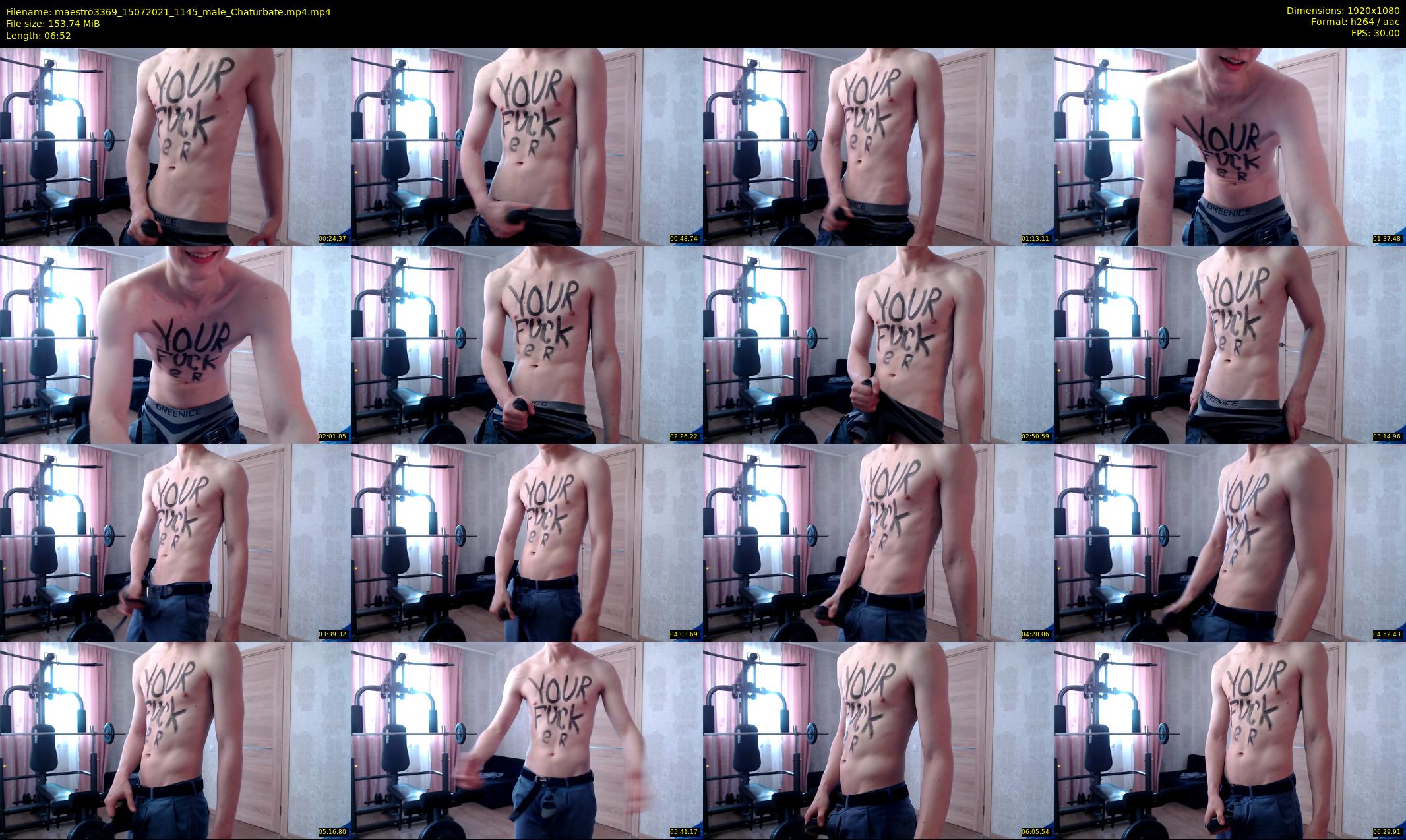 maestro3369 — 7 minute Chaturbate male cam show recording, 1080p, Jul 15, 2021
