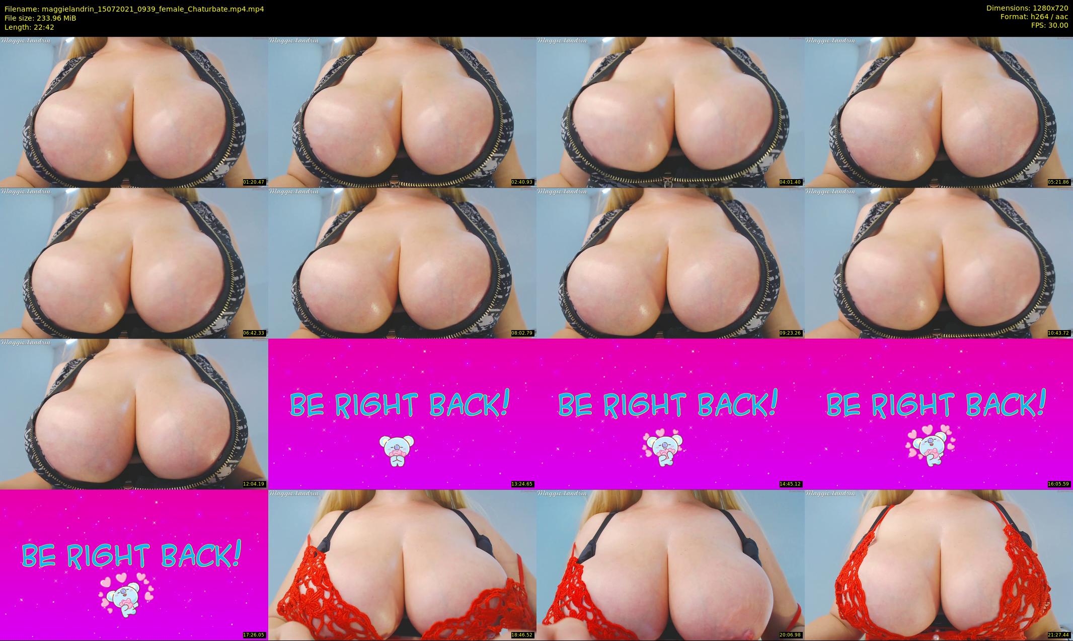 maggielandrin — 23 minute Chaturbate female cam show recording, 720p, Jul 15, 2021
