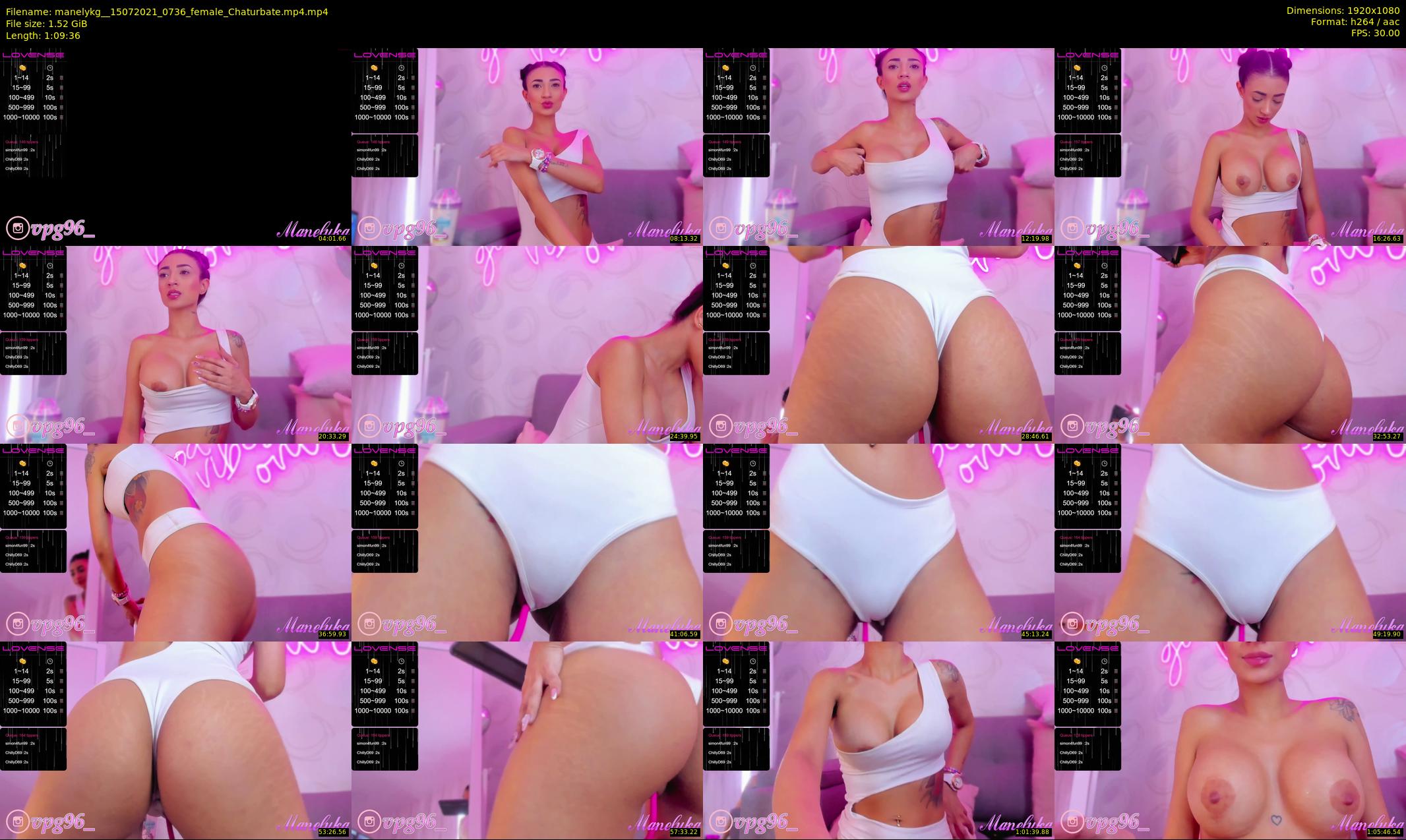 manelykg_ — 70 minute Chaturbate female cam show recording, 1080p, Jul 15, 2021