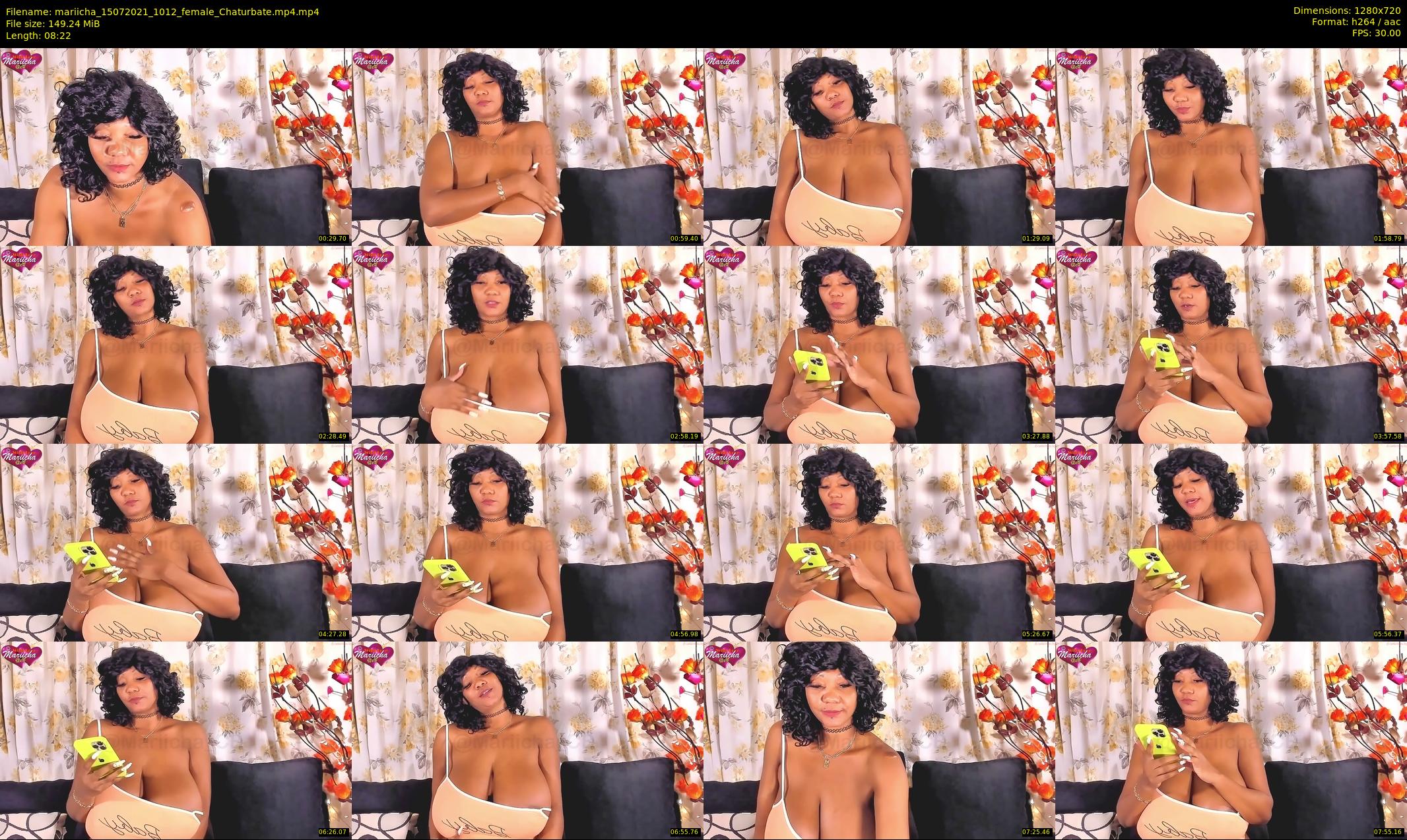 mariicha — 9 minute Chaturbate female cam show recording, 720p, Jul 15, 2021