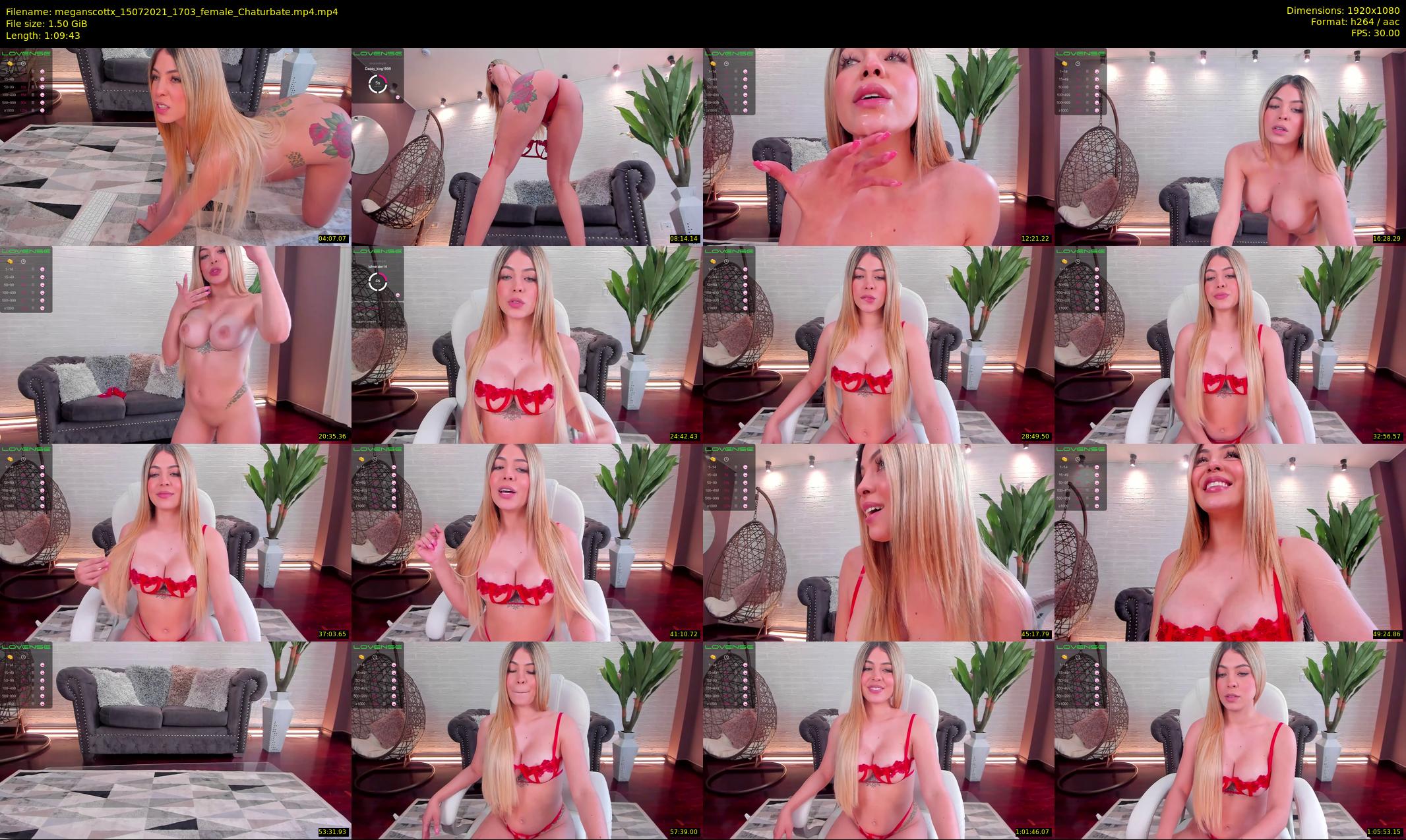 meganscottx — 70 minute Chaturbate female cam show recording, 1080p, Jul 15, 2021