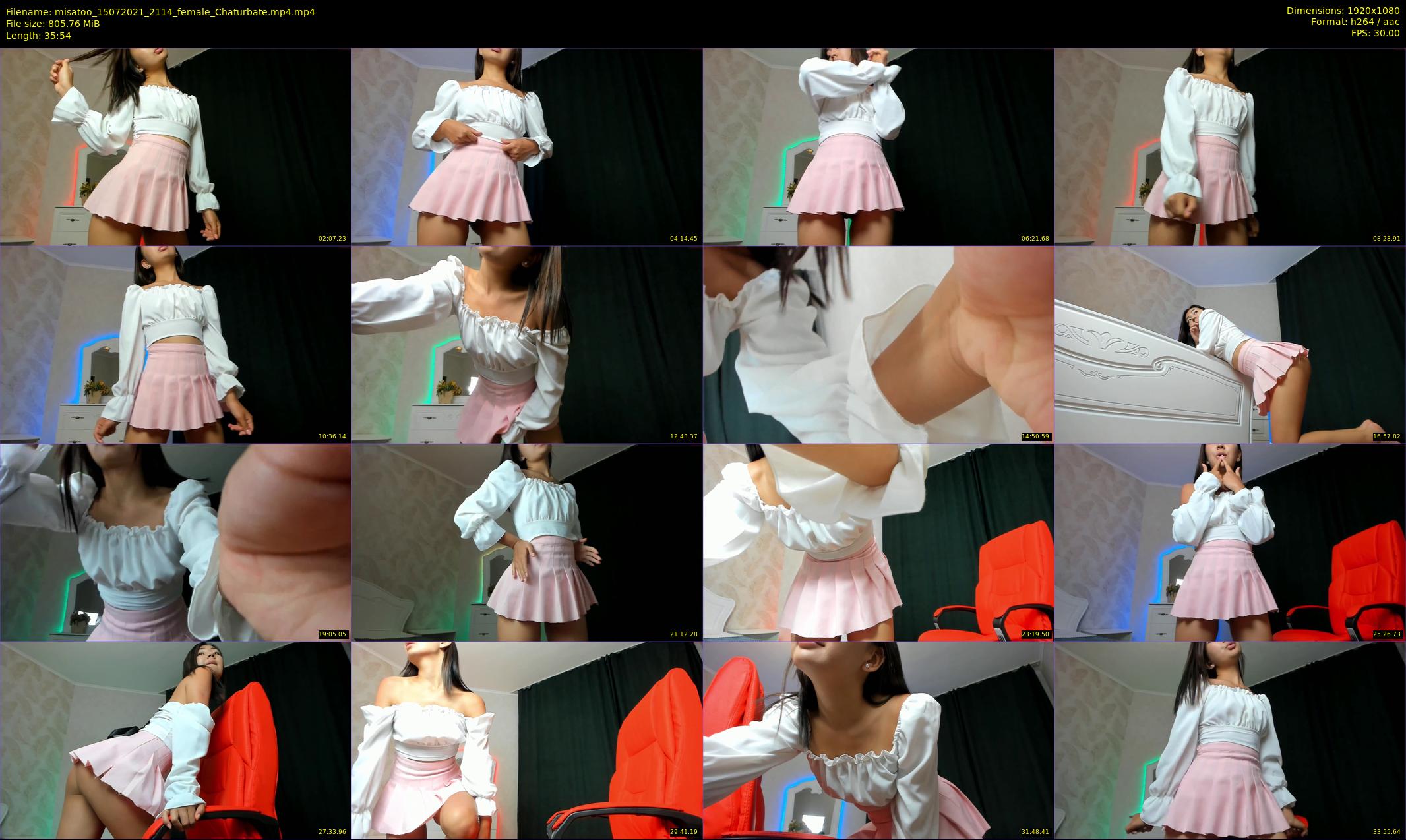misatoo — 36 minute Chaturbate female cam show recording, 1080p, Jul 15, 2021