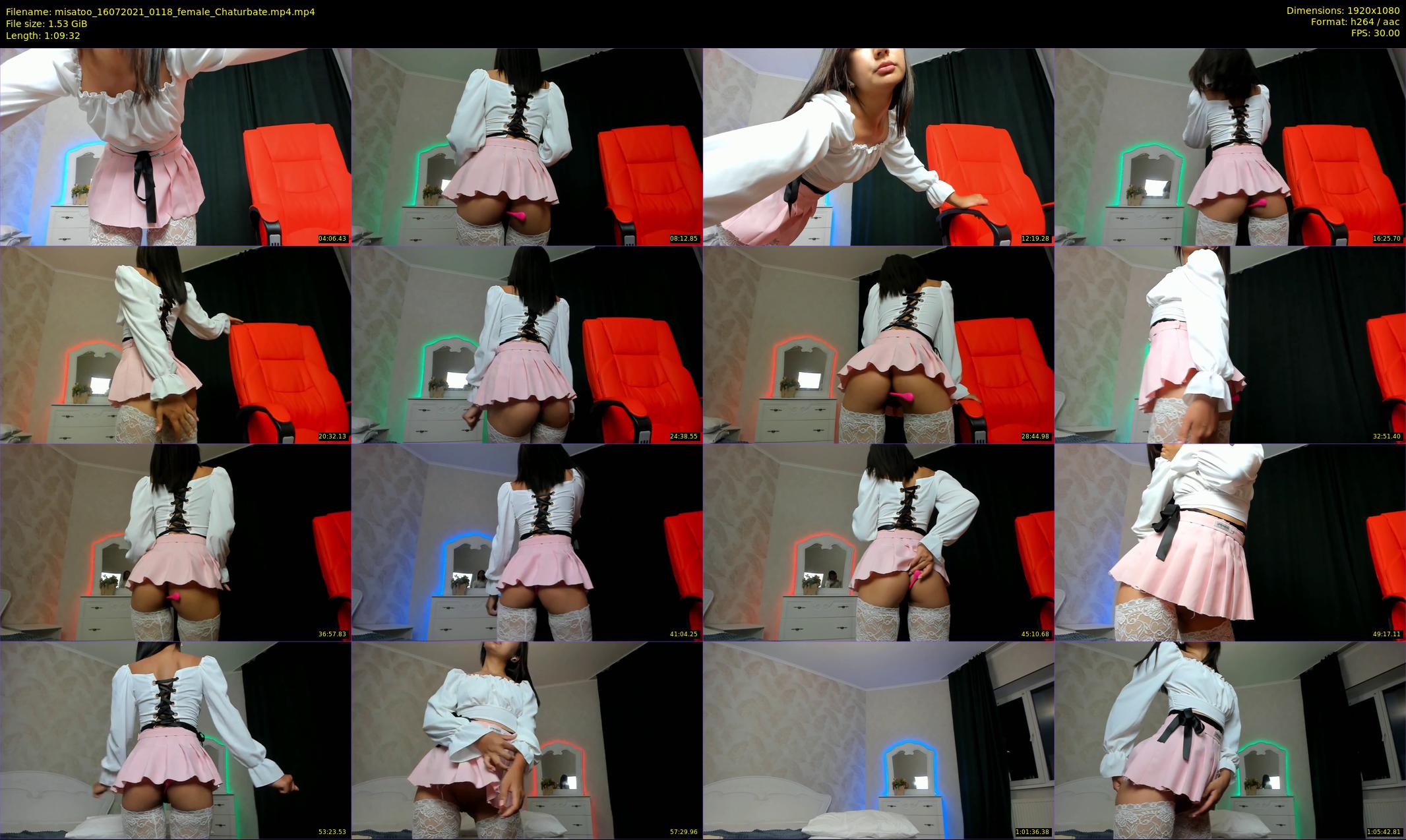 misatoo — 70 minute Chaturbate female cam show recording, 1080p, Jul 16, 2021