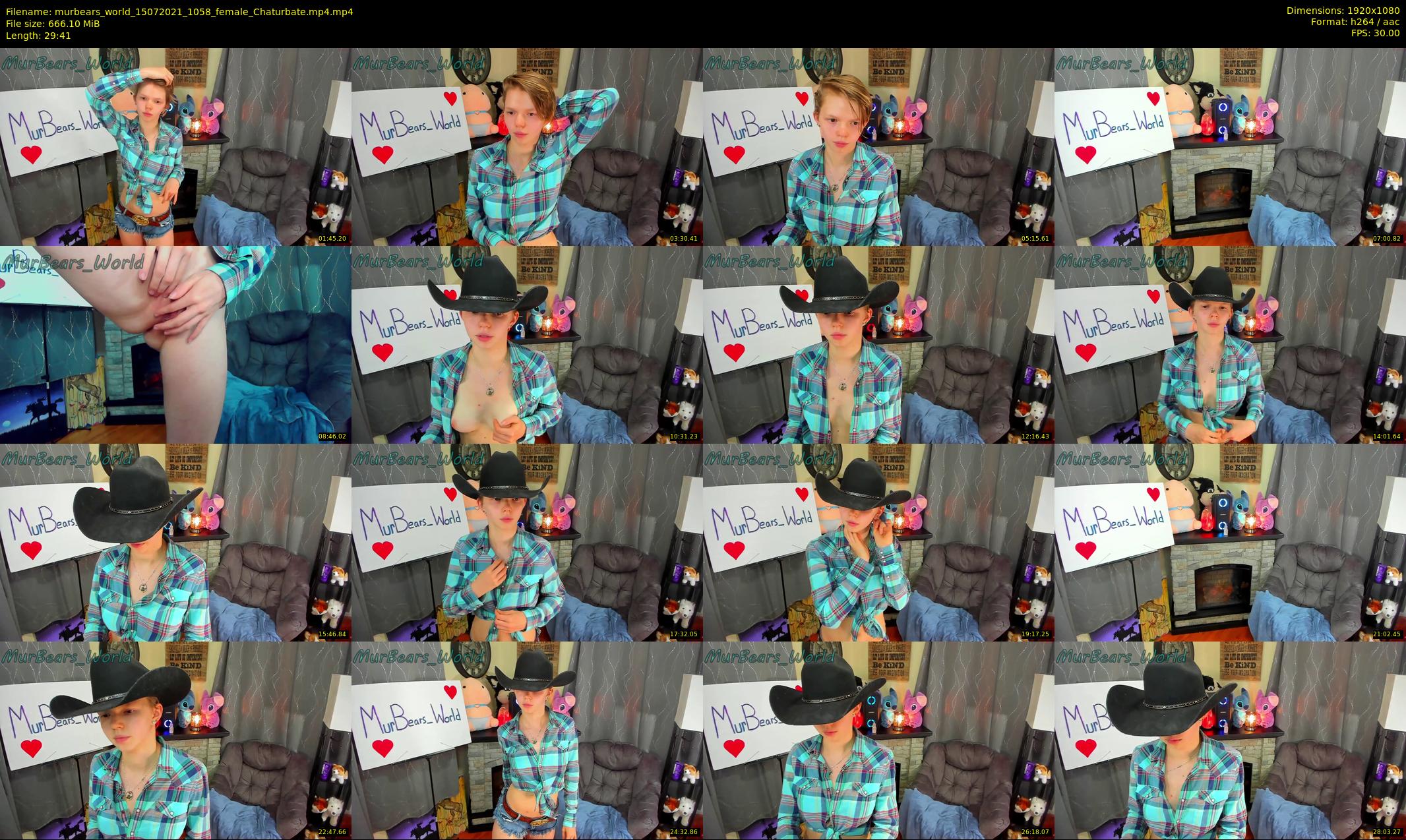 murbears_world — 30 minute Chaturbate female cam show recording, 1080p, Jul 15, 2021