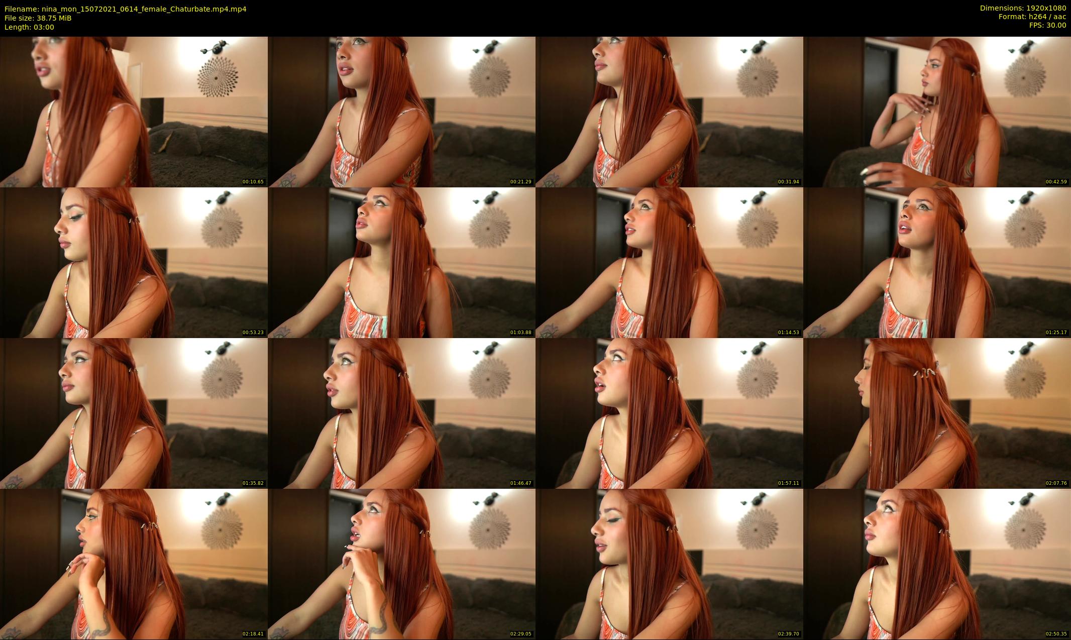 nina_mon — 3 minute Chaturbate female cam show recording, 1080p, Jul 15, 2021