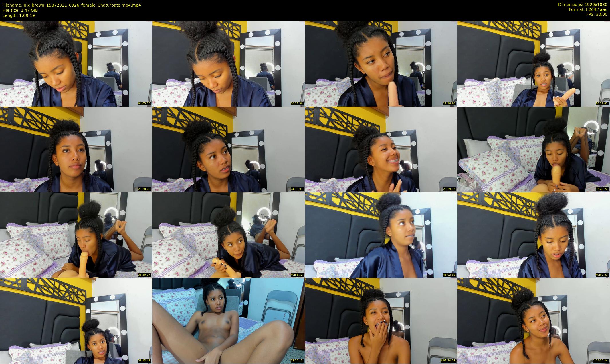 nix_brown — 70 minute Chaturbate female cam show recording, 1080p, Jul 15, 2021