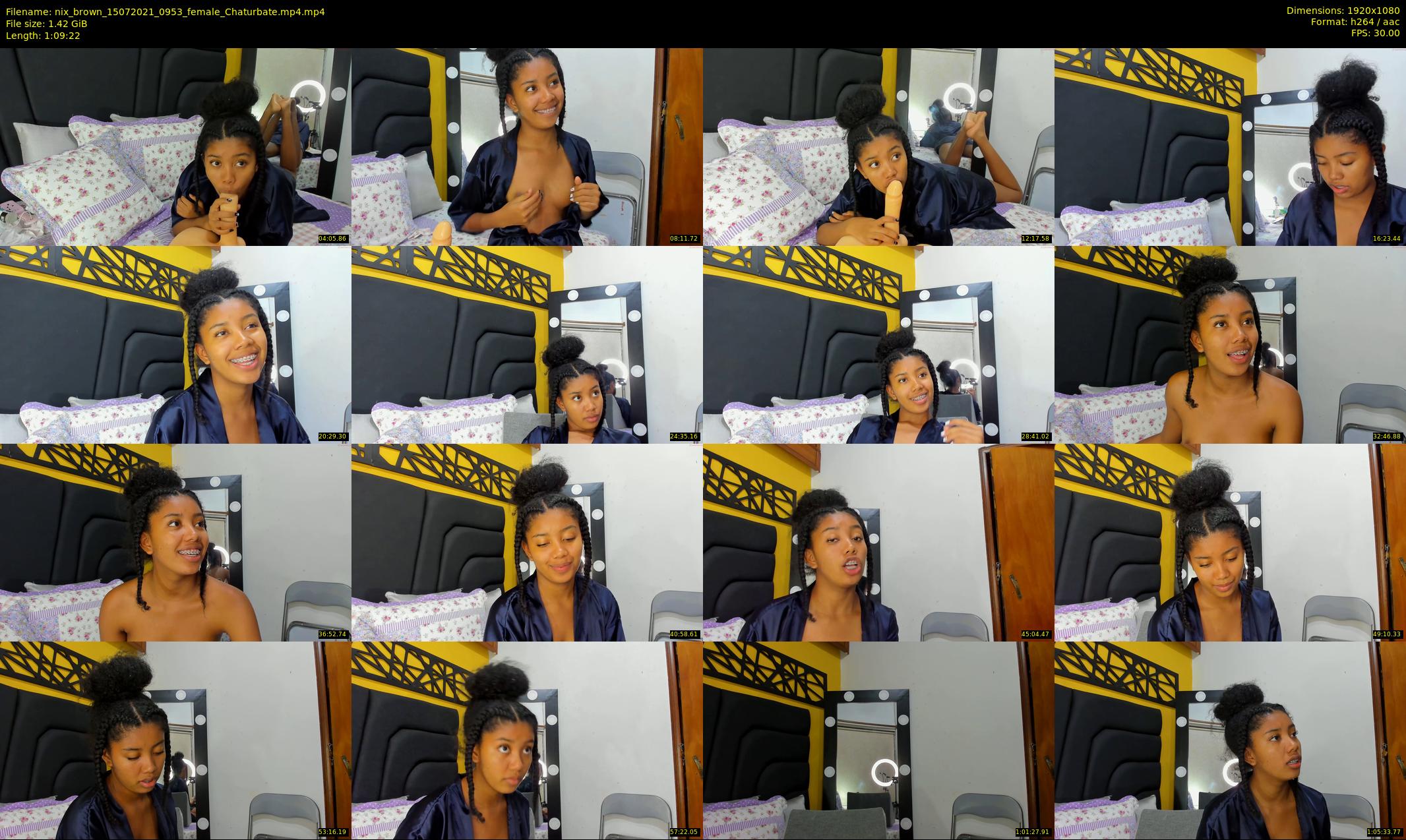 nix_brown — 70 minute Chaturbate female cam show recording, 1080p, Jul 15, 2021