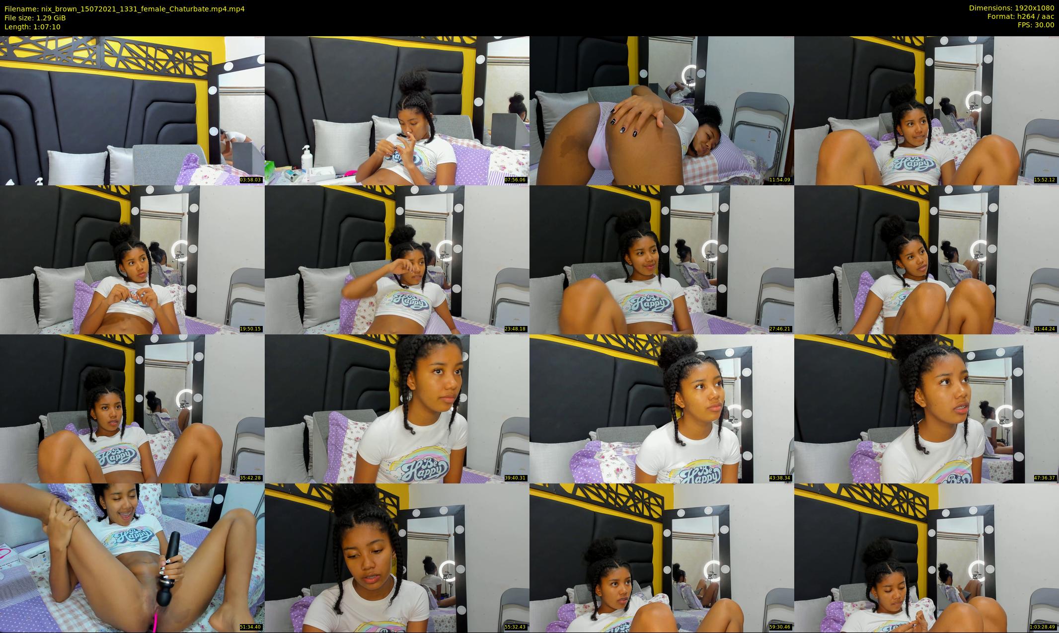 nix_brown — 68 minute Chaturbate female cam show recording, 1080p, Jul 15, 2021