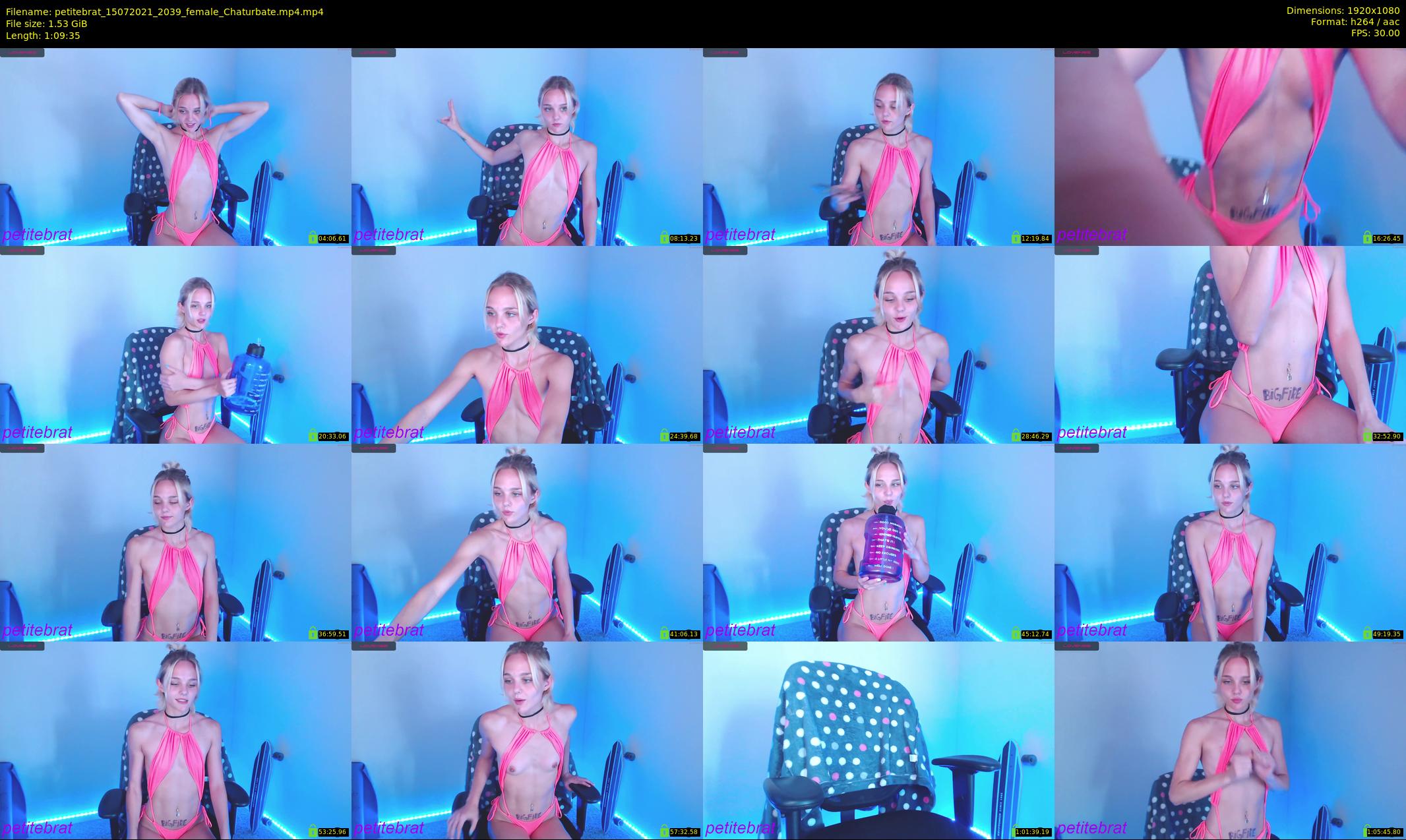 petitebrat — 70 minute Chaturbate female cam show recording, 1080p, Jul 15, 2021