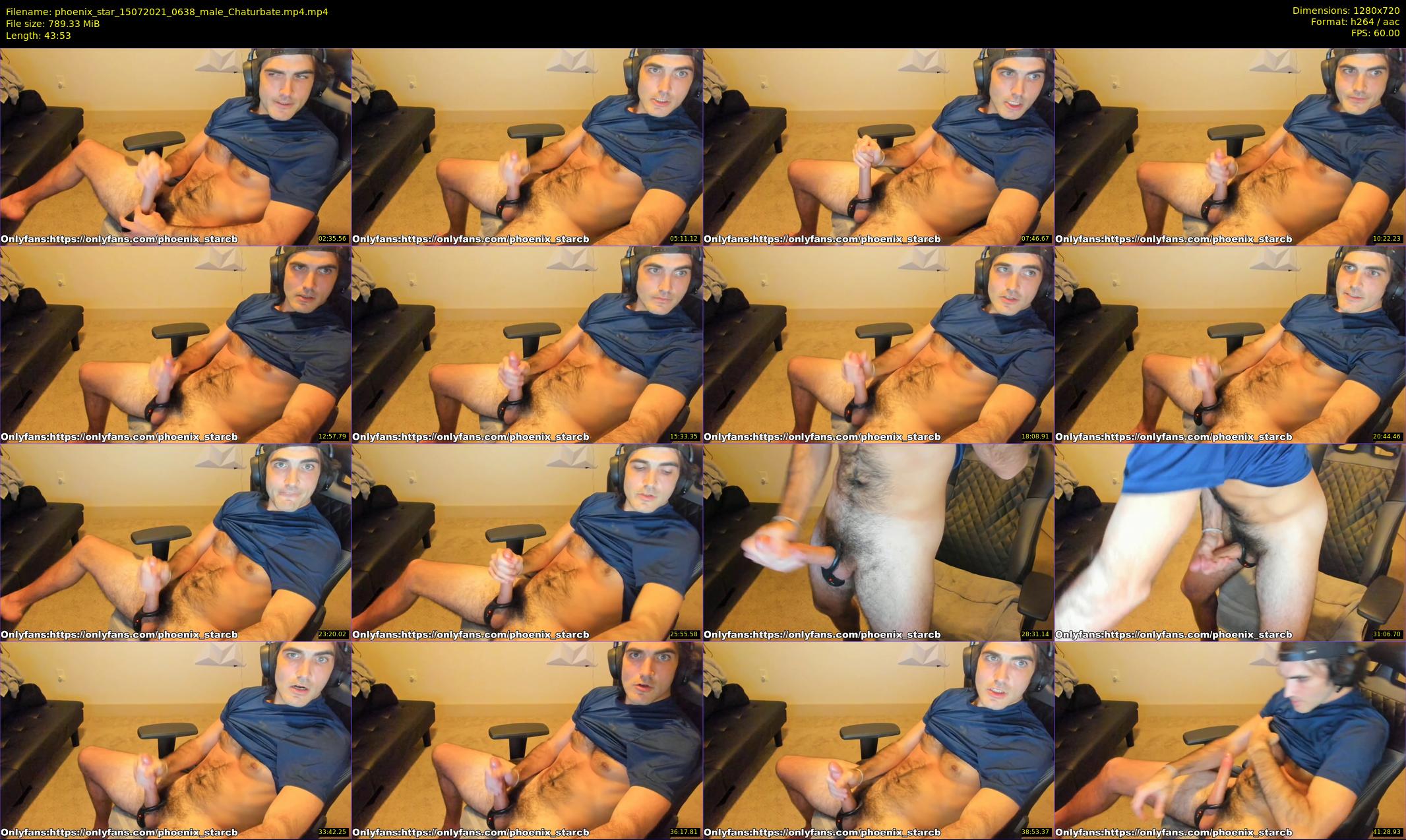 phoenix_star — 44 minute Chaturbate male cam show recording, 720p, Jul 15, 2021