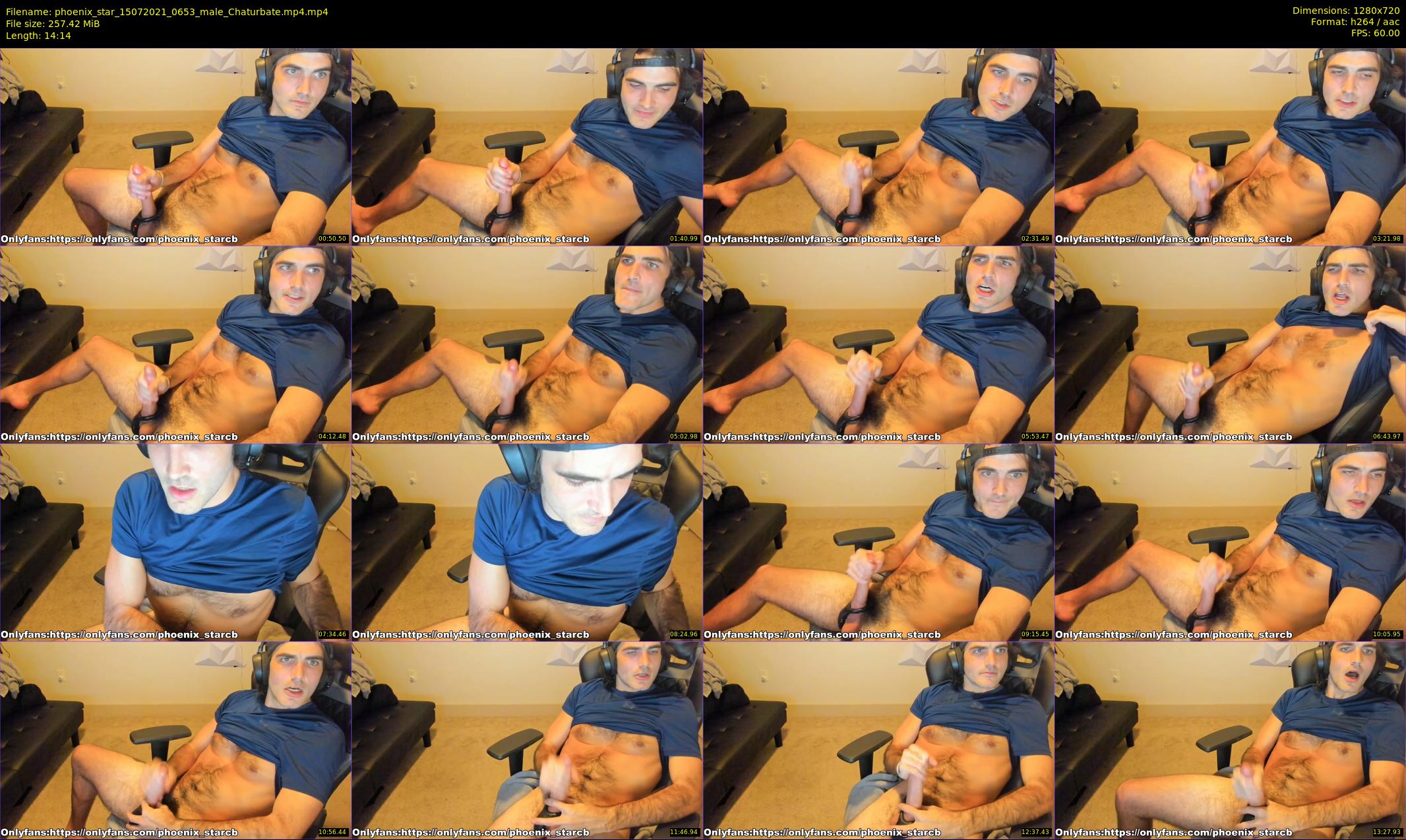 phoenix_star — 15 minute Chaturbate male cam show recording, 720p, Jul 15, 2021