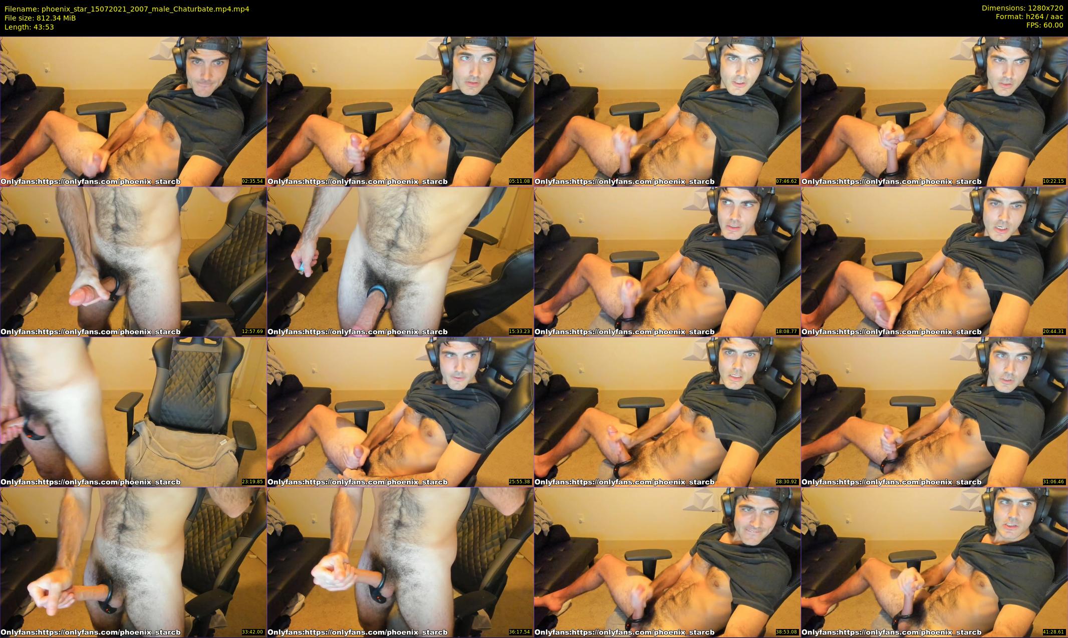phoenix_star — 44 minute Chaturbate male cam show recording, 720p, Jul 15, 2021