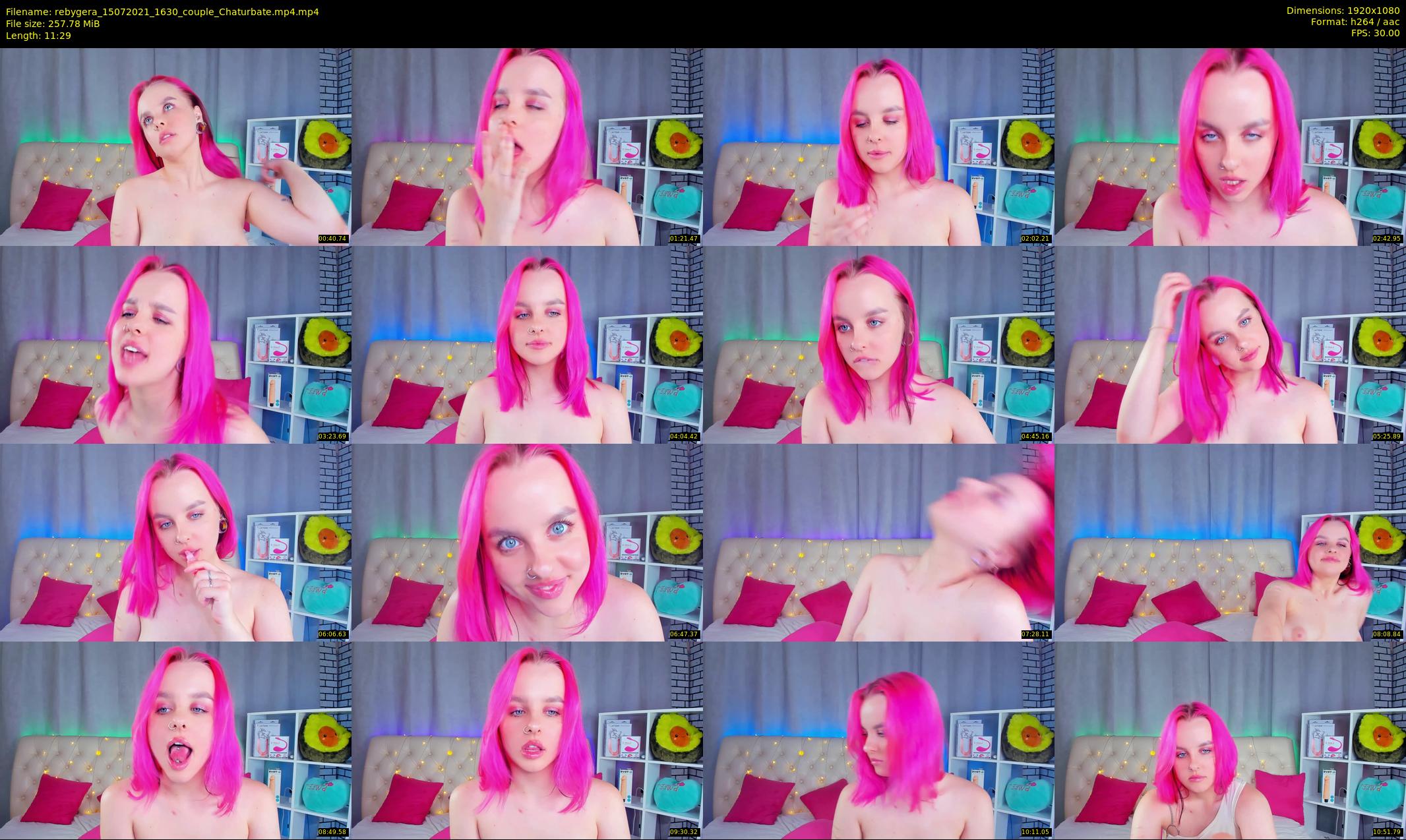 rebygera — 12 minute Chaturbate couple cam show recording, 1080p, Jul 15, 2021
