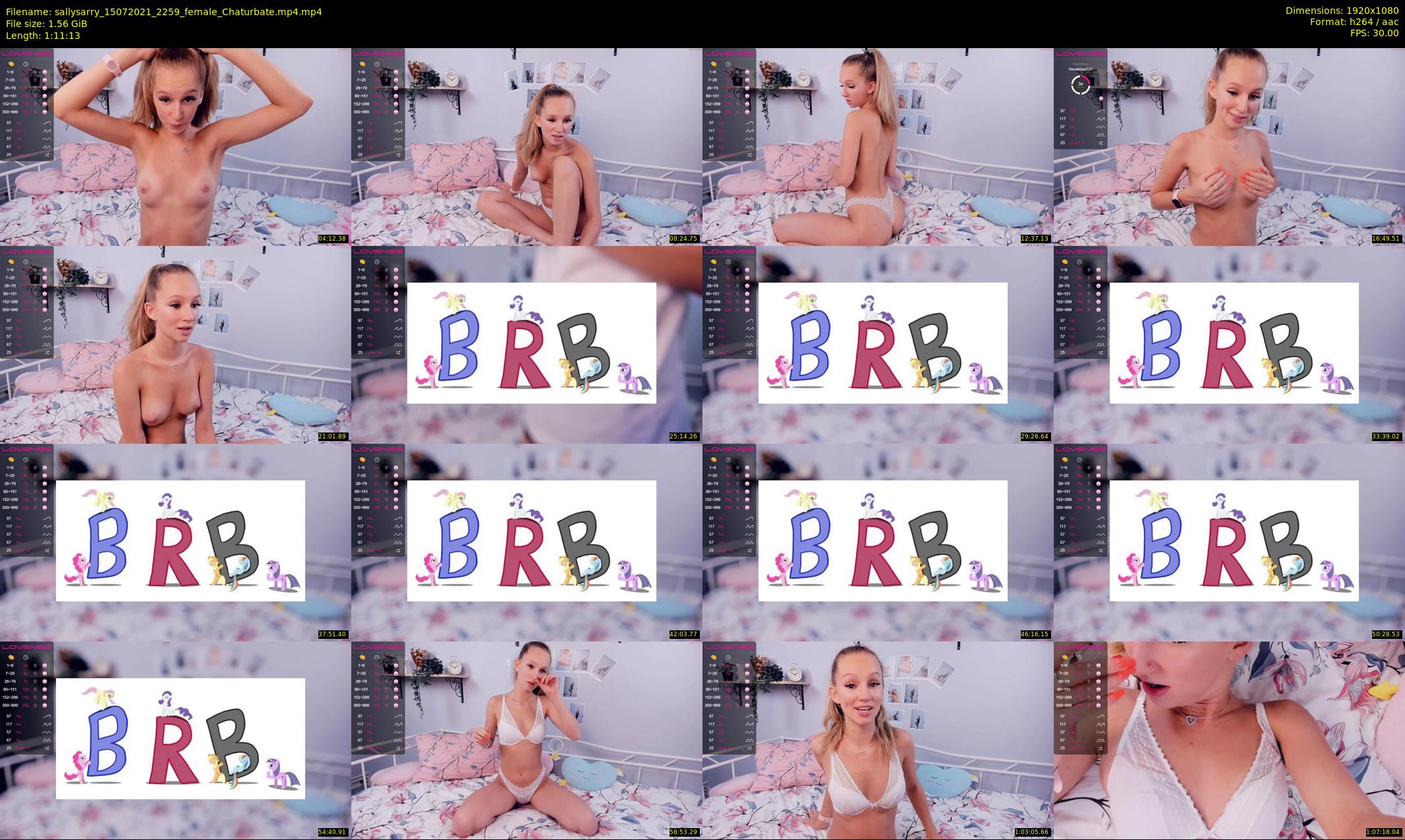 sallysarry — 72 minute Chaturbate couple cam show recording, 1080p, Jul 15, 2021