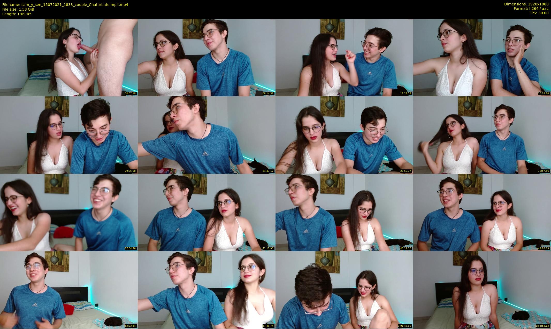 sam_y_sen — 70 minute Chaturbate couple cam show recording, 1080p, Jul 15, 2021