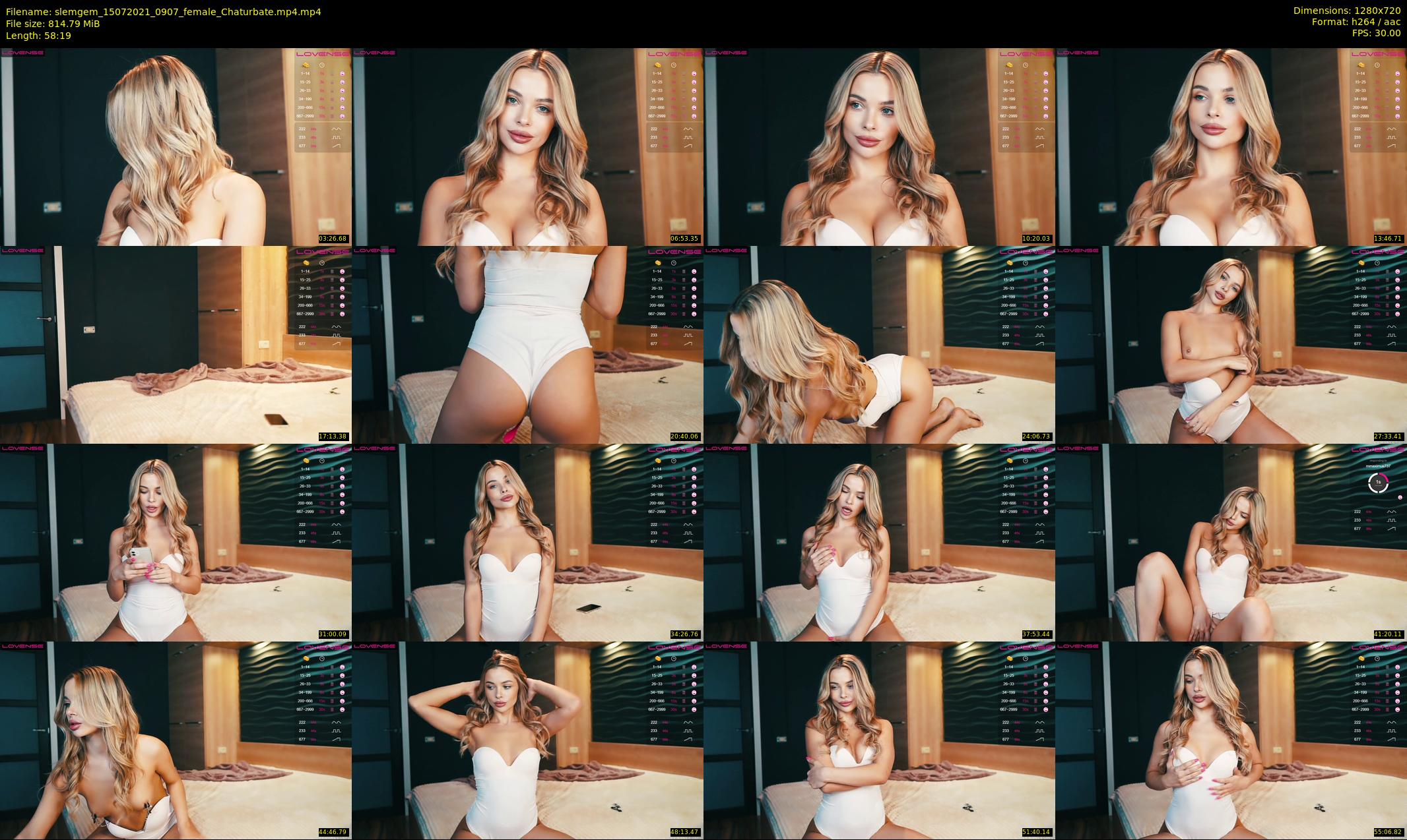slemgem — 59 minute Chaturbate couple cam show recording, 720p, Jul 15, 2021
