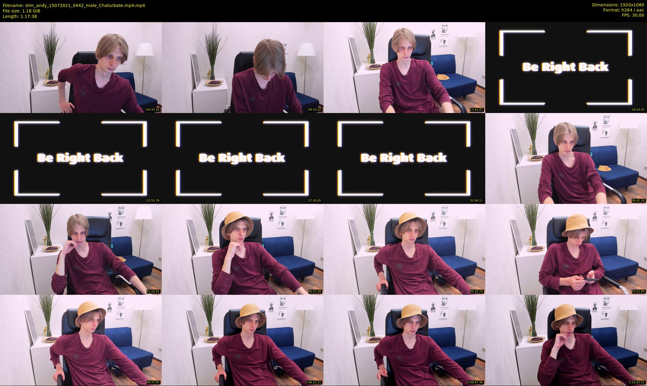 slim_andy — 78 minute Chaturbate male cam show recording, 1080p, Jul 15, 2021