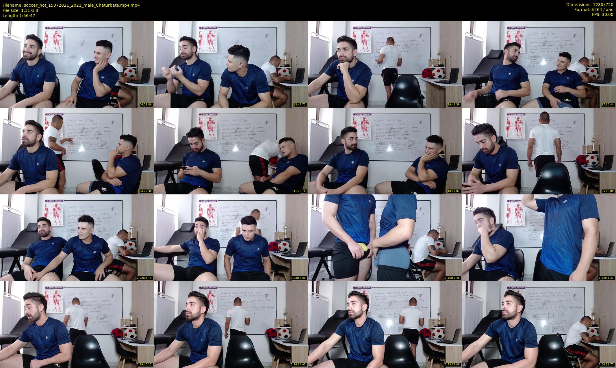 soccer_hot — 117 minute Chaturbate male cam show recording, 720p, Jul 15, 2021