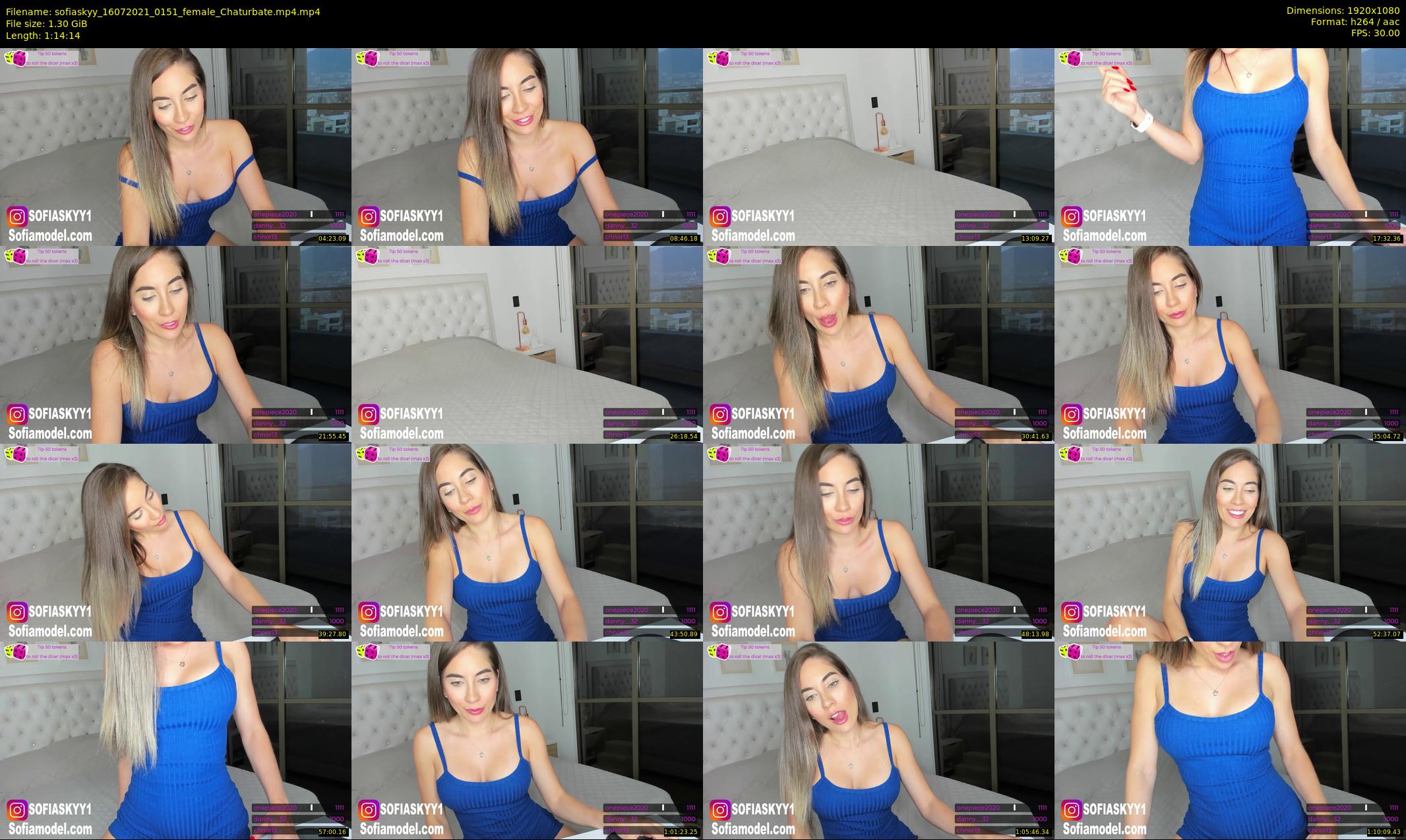 sofiaskyy — 75 minute Chaturbate female cam show recording, 1080p, Jul 16, 2021