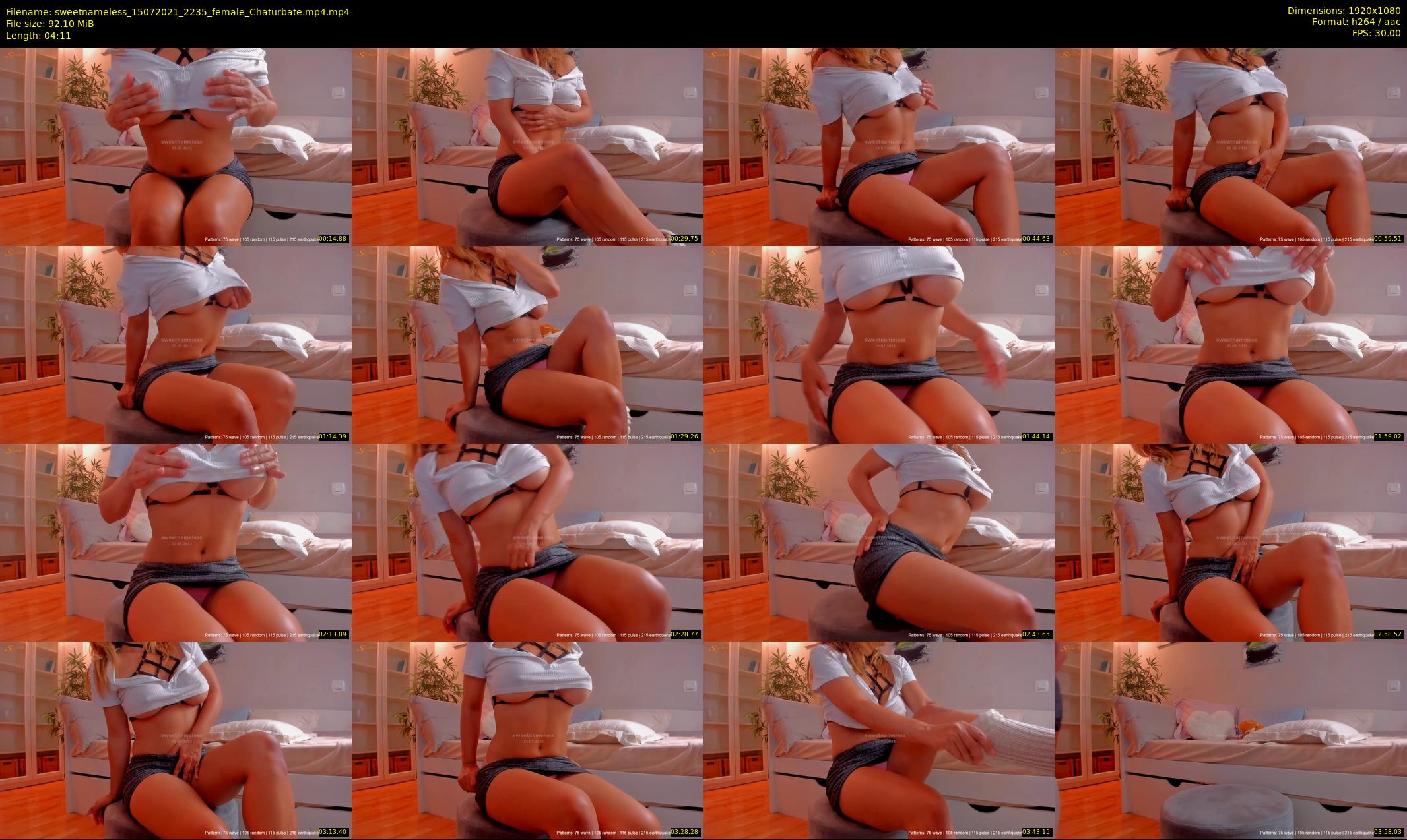 sweetnameless — 5 minute Chaturbate couple cam show recording, 1080p, Jul 15, 2021