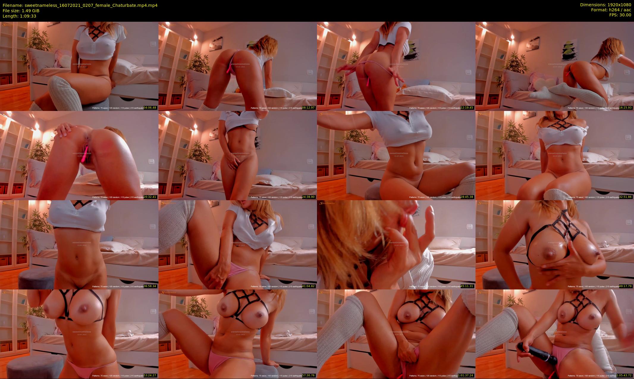 sweetnameless — 70 minute Chaturbate couple cam show recording, 1080p, Jul 16, 2021