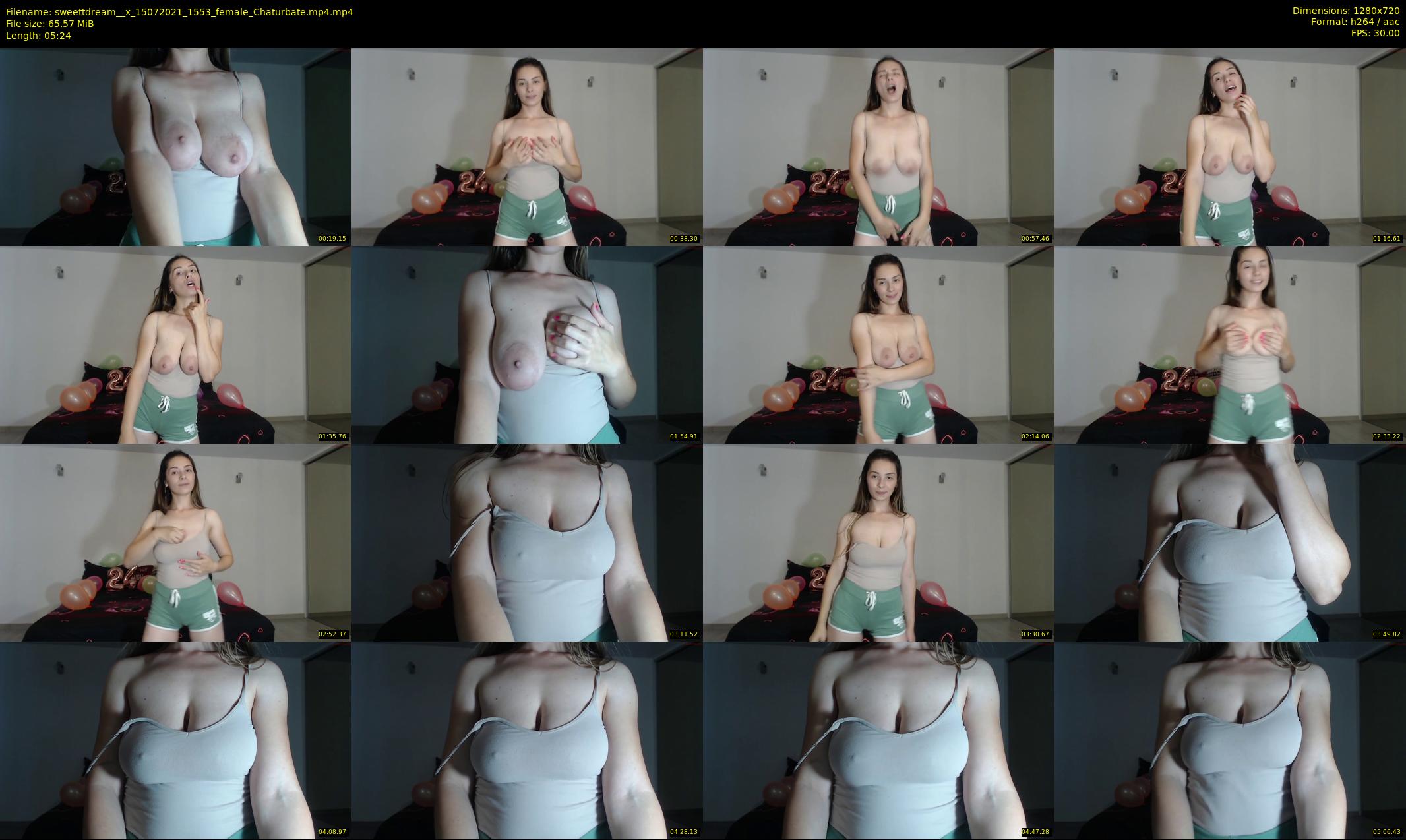 sweettdream__x — 6 minute Chaturbate female cam show recording, 720p, Jul 15, 2021