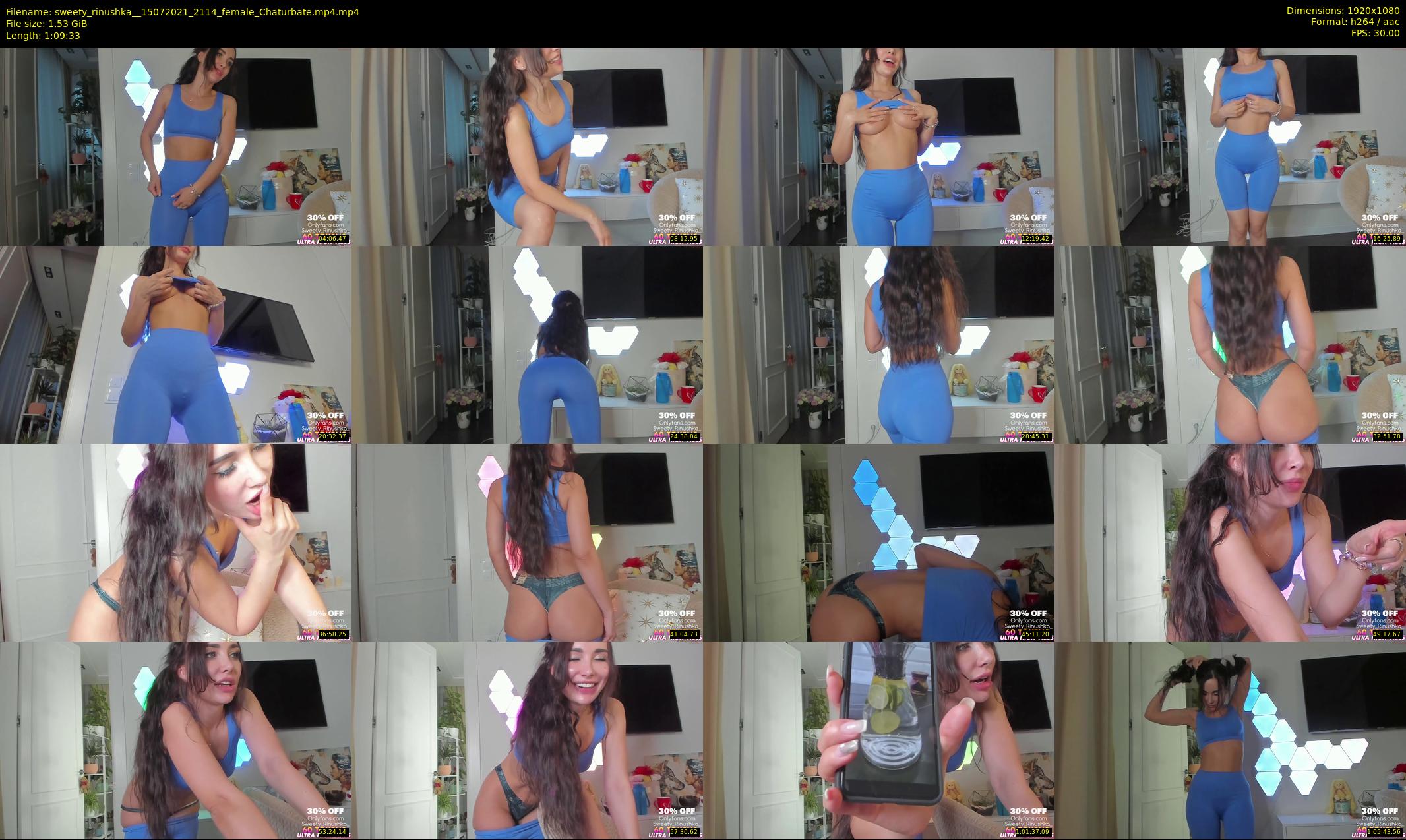 sweety_rinushka_ — 70 minute Chaturbate female cam show recording, 1080p, Jul 15, 2021