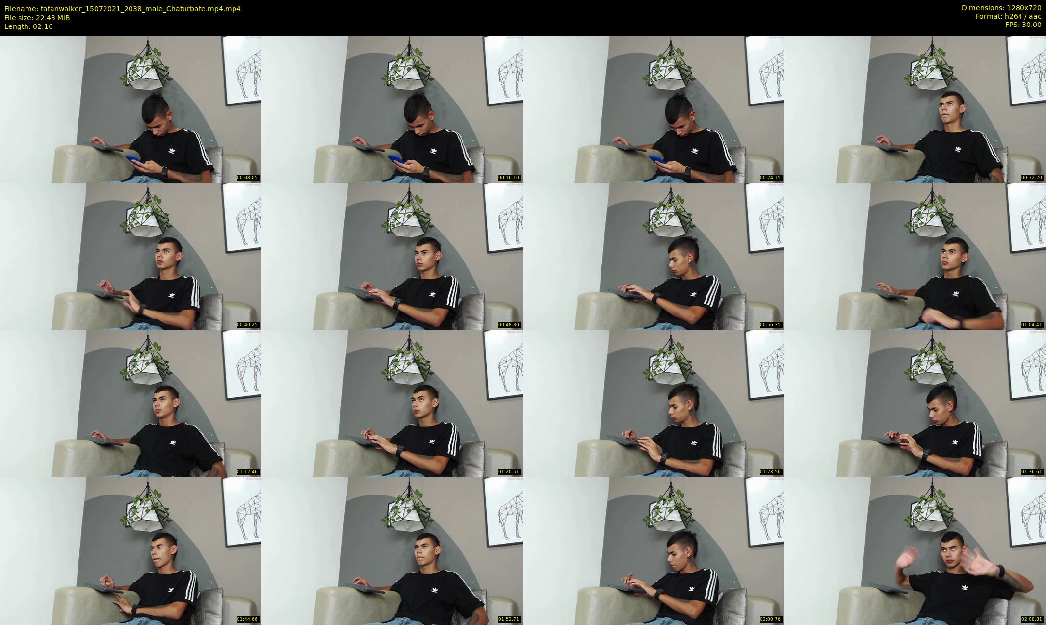 tatanwalker — 3 minute Chaturbate male cam show recording, 720p, Jul 15, 2021
