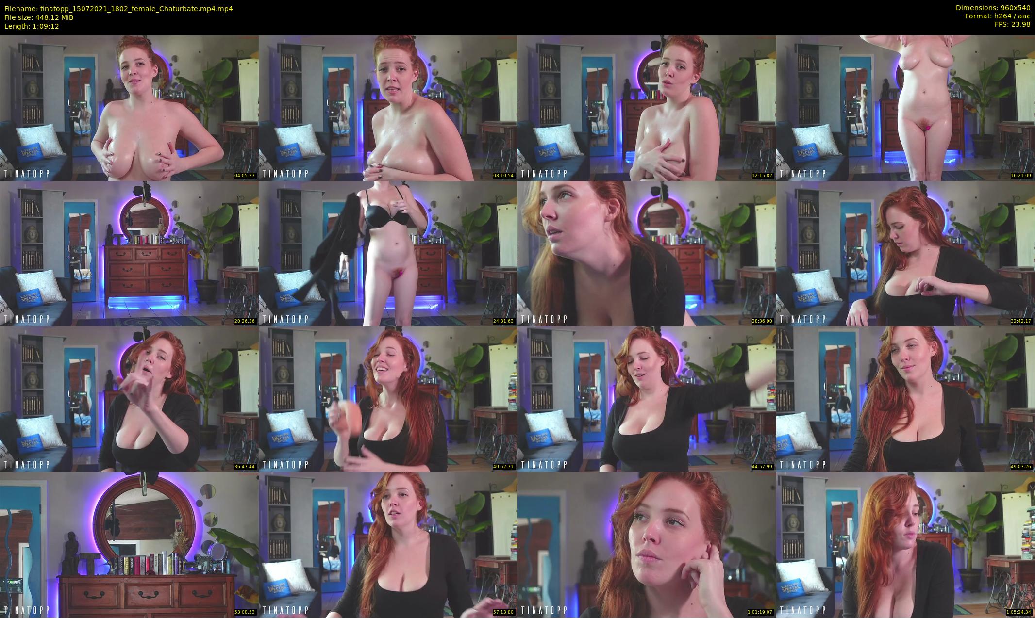 tinatopp — 70 minute Chaturbate female cam show recording, 480p, Jul 15, 2021