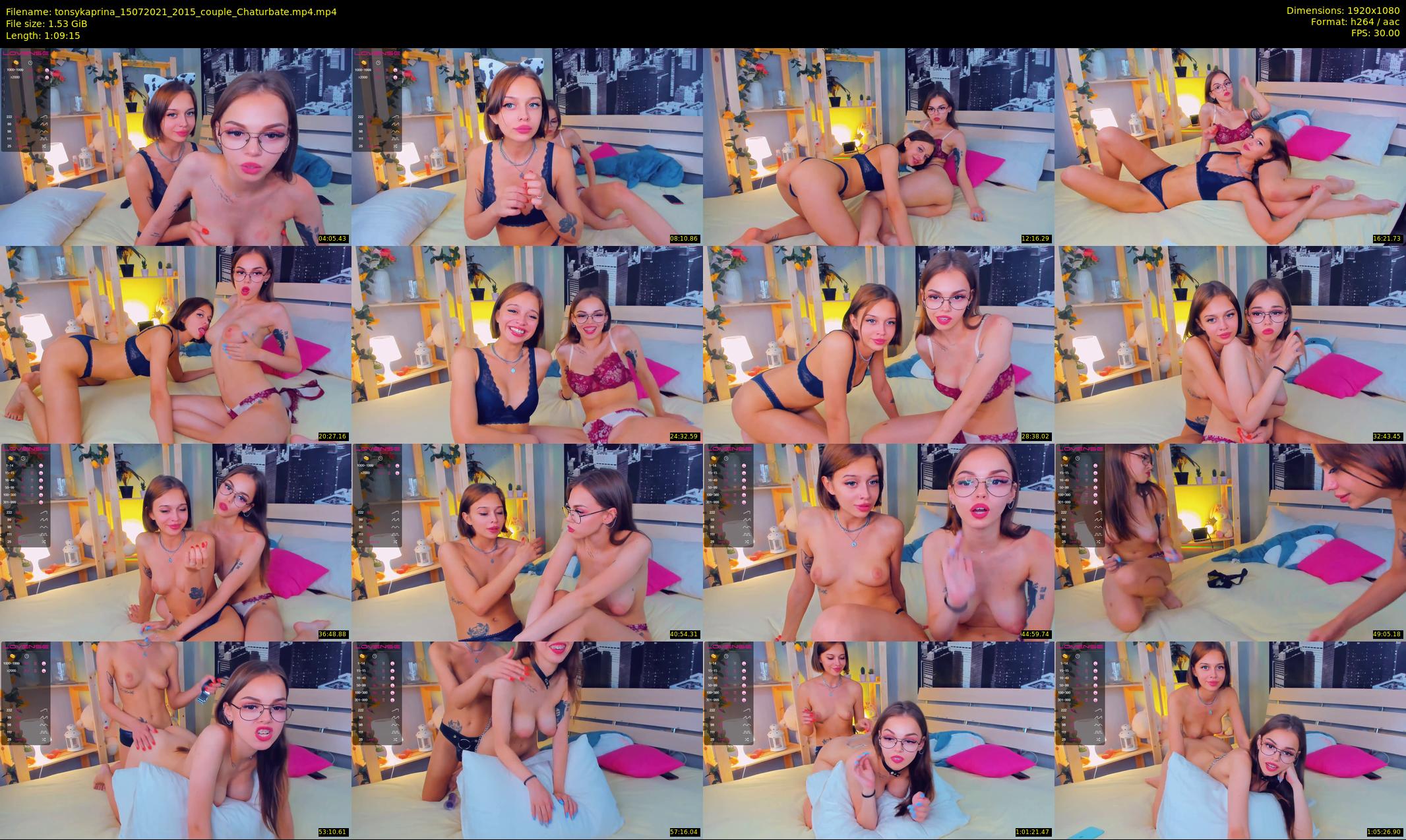 tonsykaprina — 70 minute Chaturbate couple cam show recording, 1080p, Jul 15, 2021
