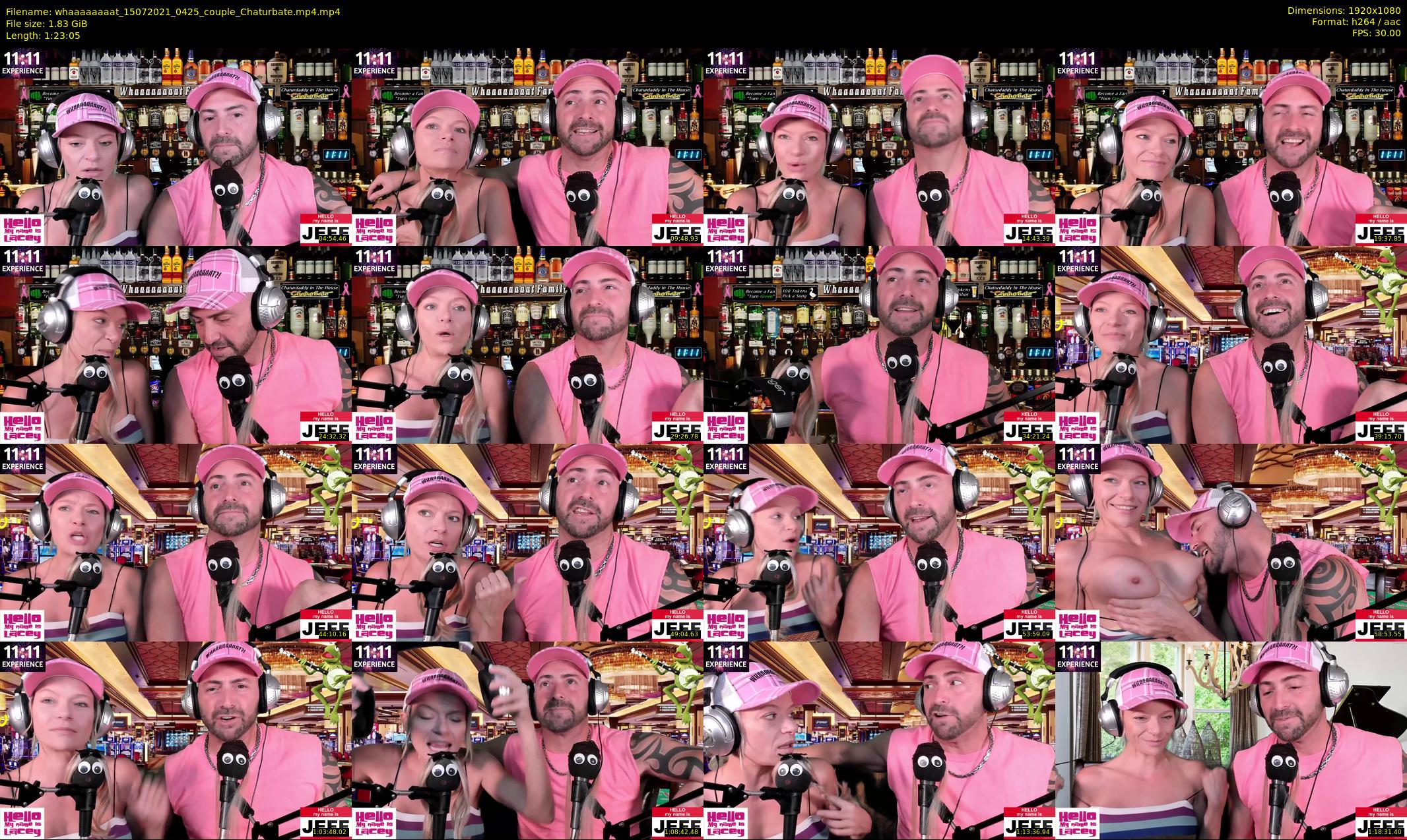 whaaaaaaaat — 84 minute Chaturbate couple cam show recording, 1080p, Jul 15, 2021