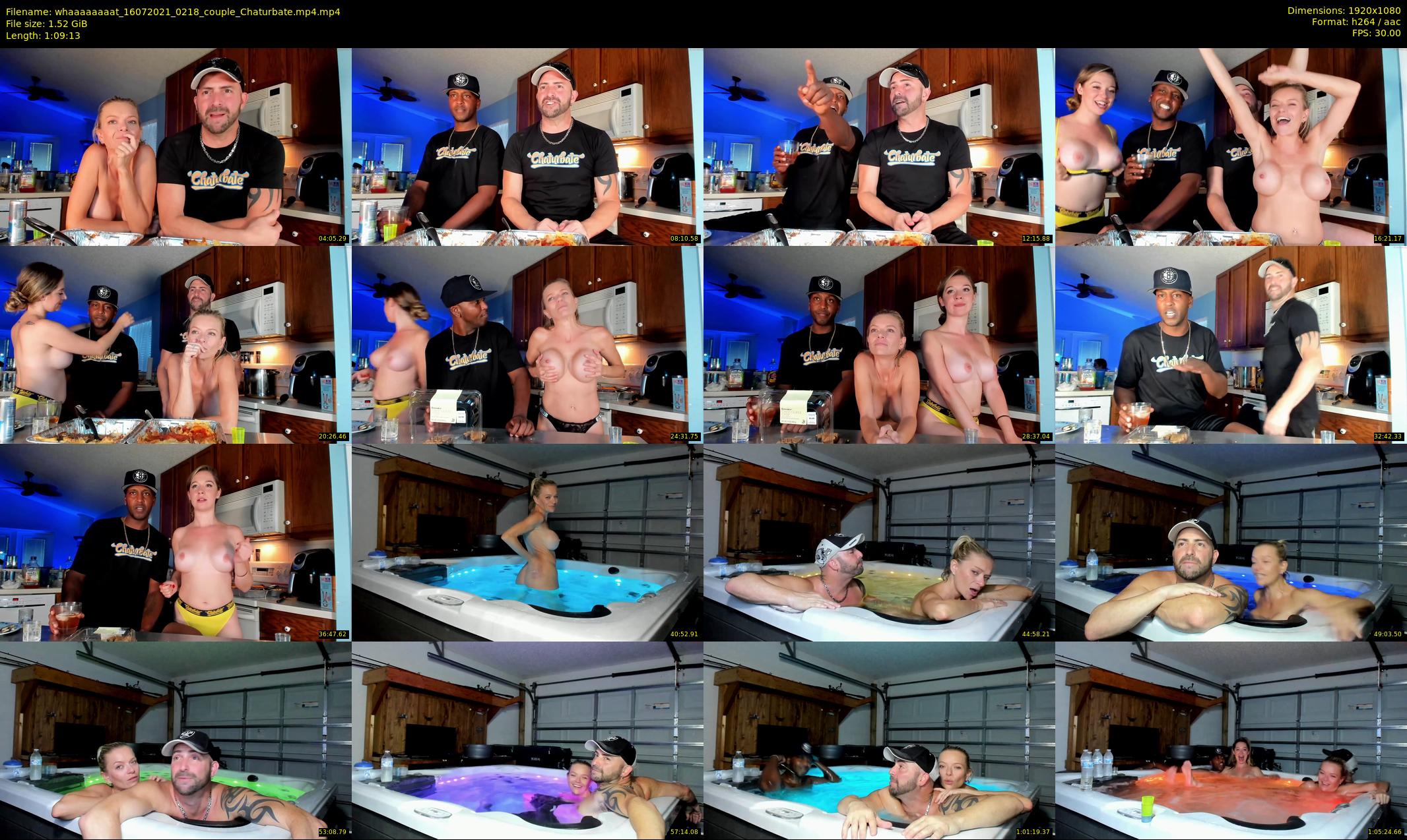 whaaaaaaaat — 70 minute Chaturbate couple cam show recording, 1080p, Jul 16, 2021