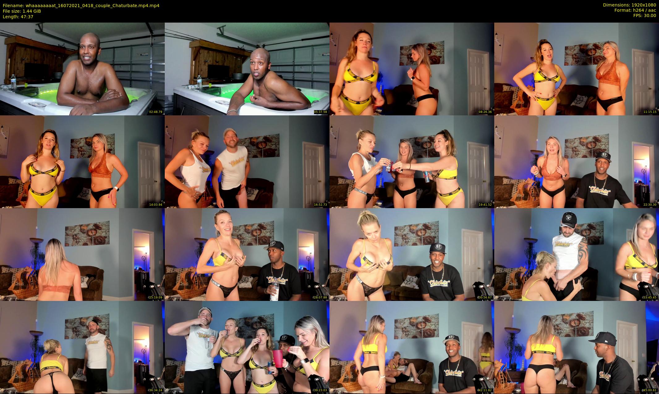 whaaaaaaaat — 48 minute Chaturbate couple cam show recording, 1080p, Jul 16, 2021