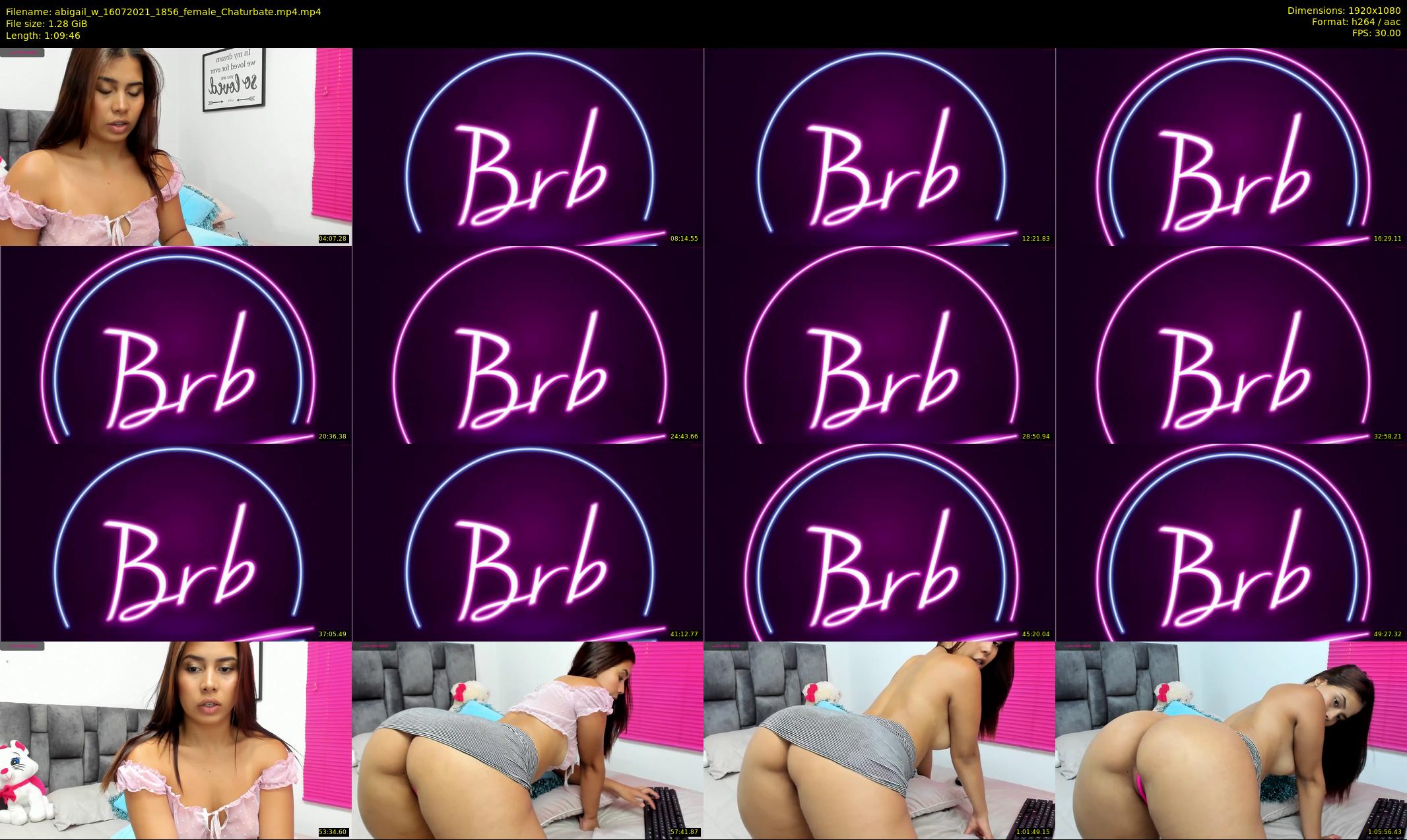 abigail_w — 70 minute Chaturbate female cam show recording, 1080p, Jul 16, 2021