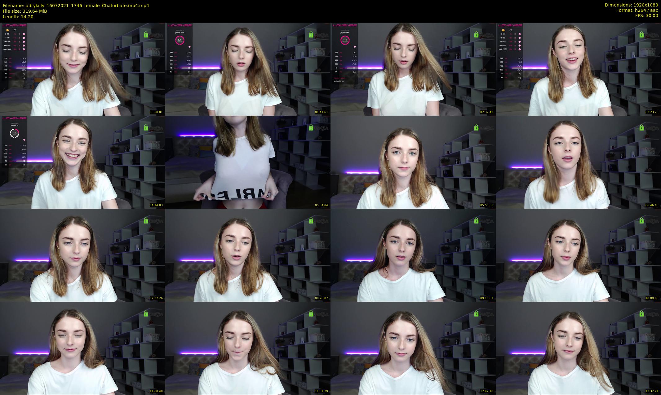 adrykilly — 15 minute Chaturbate female cam show recording, 1080p, Jul 16, 2021