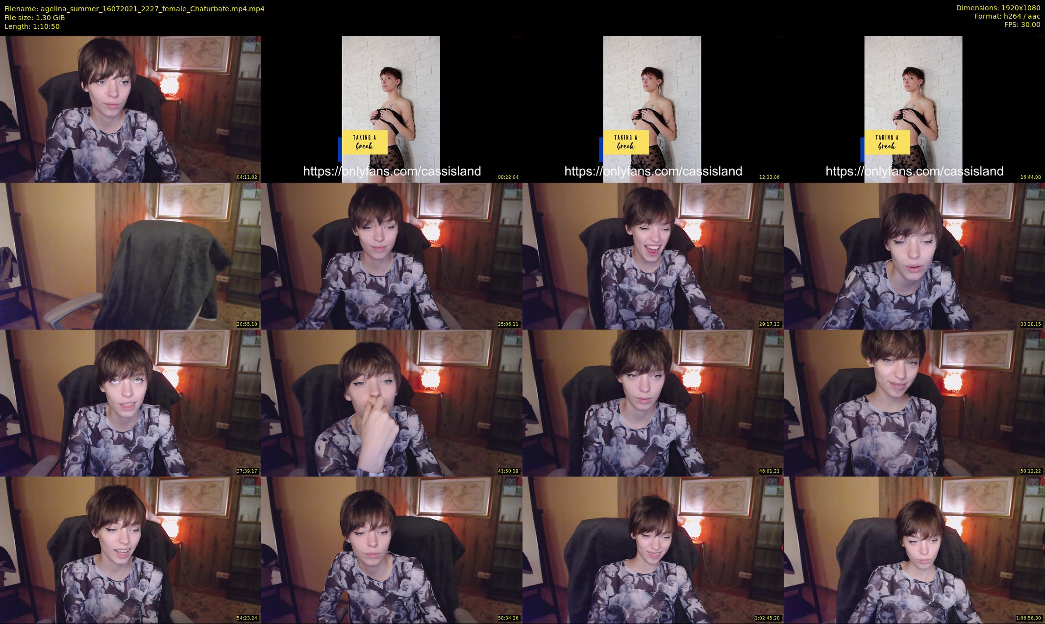 agelina_summer — 71 minute Chaturbate female cam show recording, 1080p, Jul 16, 2021