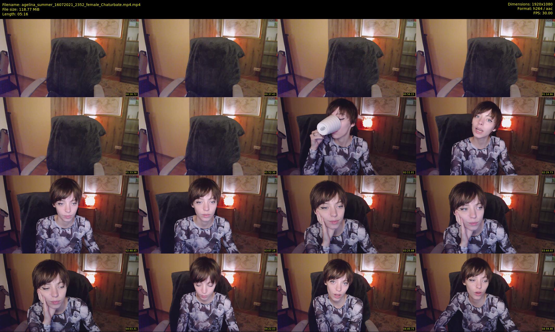 agelina_summer — 6 minute Chaturbate female cam show recording, 1080p, Jul 16, 2021