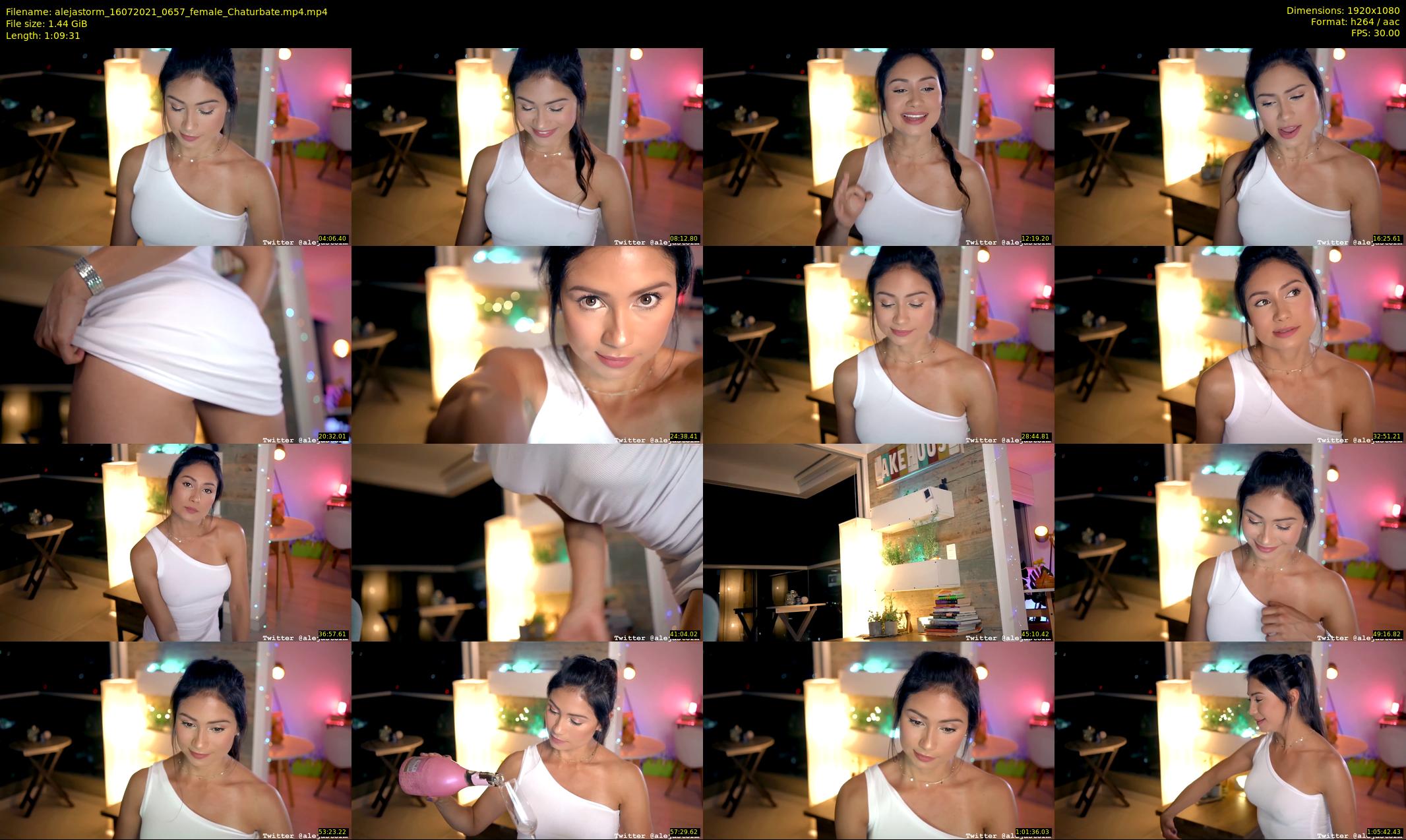 alejastorm — 70 minute Chaturbate female cam show recording, 1080p, Jul 16, 2021