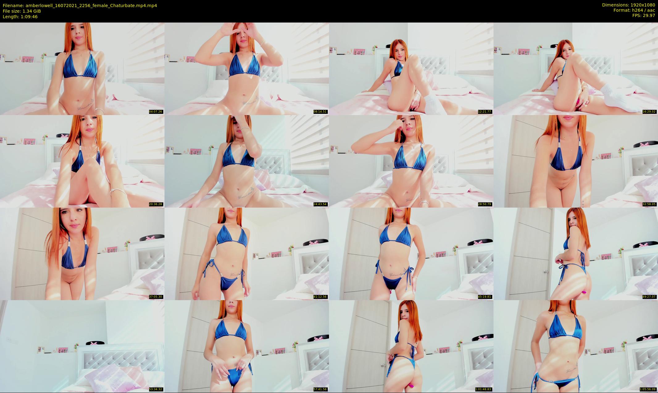 amberlowell — 70 minute Chaturbate female cam show recording, 1080p, Jul 16, 2021