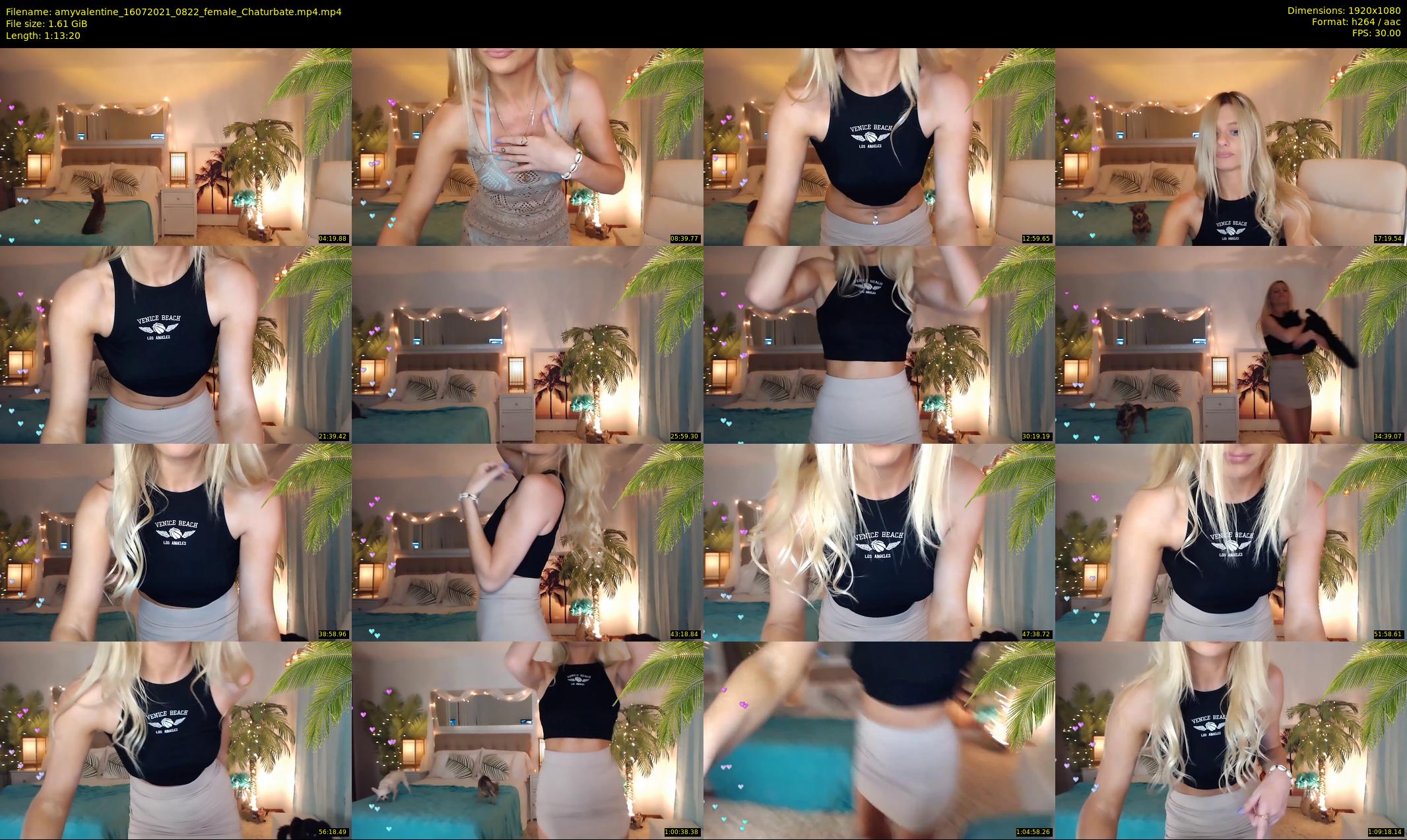 amyvalentine — 74 minute Chaturbate female cam show recording, 1080p, Jul 16, 2021