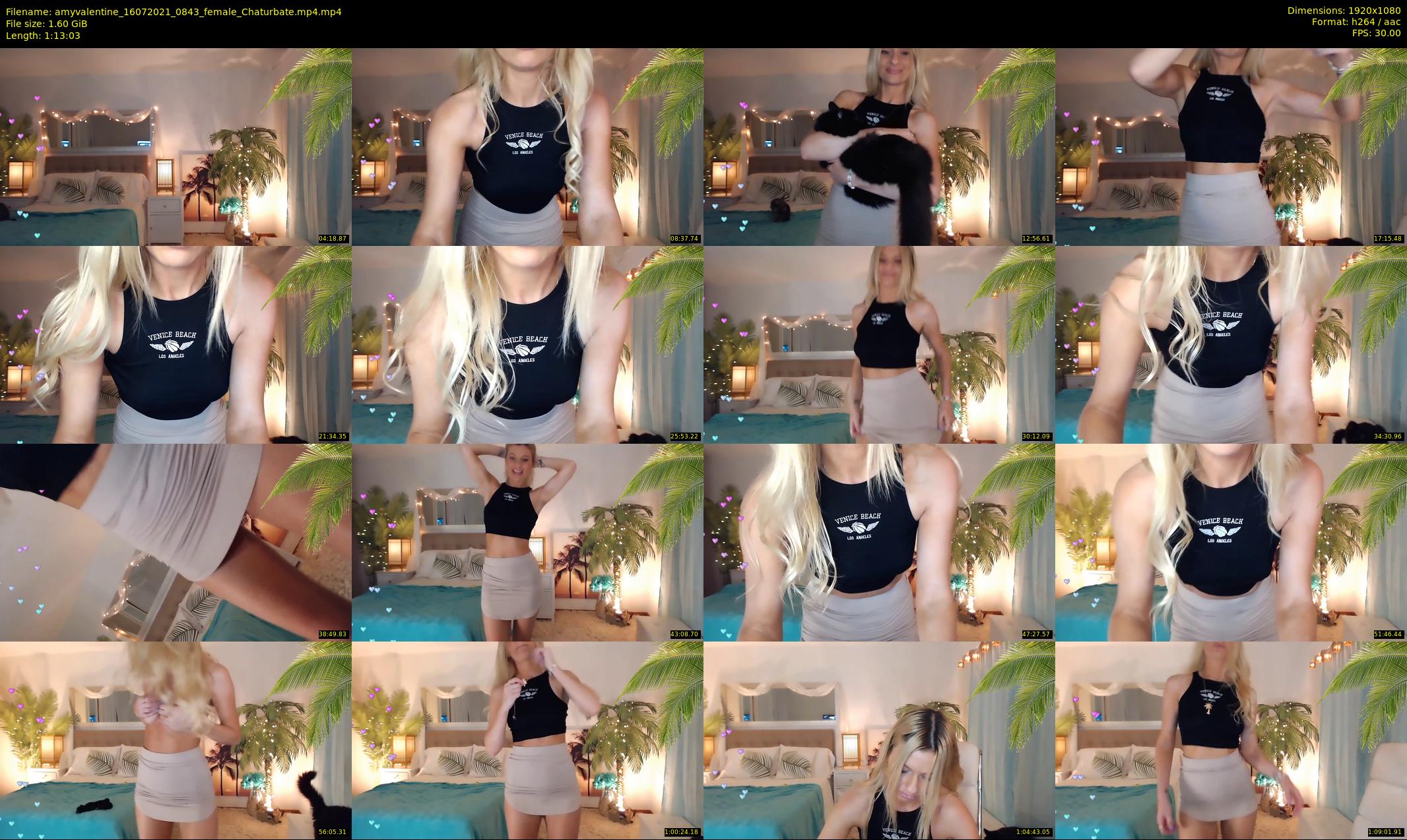 amyvalentine — 74 minute Chaturbate female cam show recording, 1080p, Jul 16, 2021