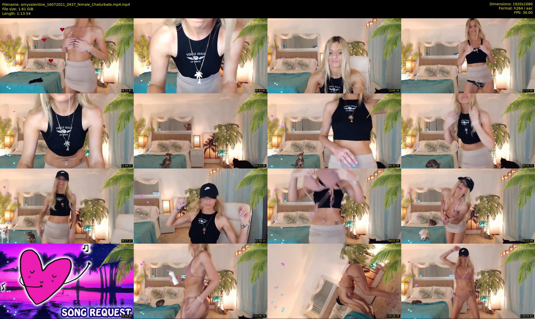 amyvalentine — 74 minute Chaturbate female cam show recording, 1080p, Jul 16, 2021