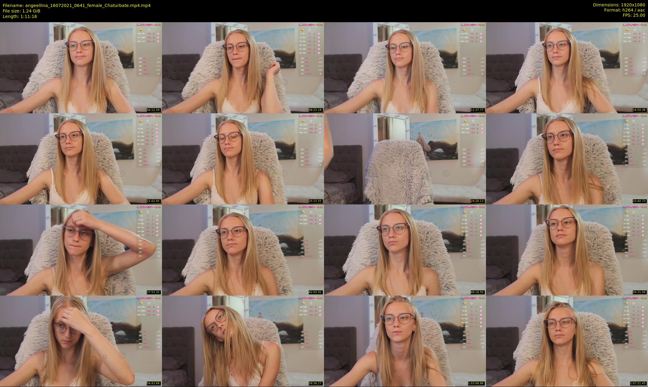 angeellina — 72 minute Chaturbate female cam show recording, 1080p, Jul 16, 2021