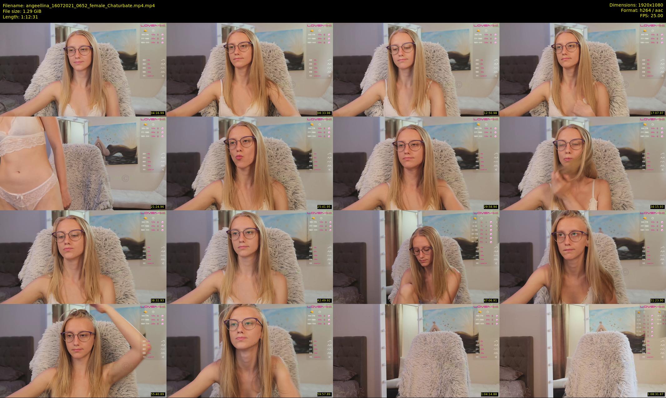 angeellina — 73 minute Chaturbate female cam show recording, 1080p, Jul 16, 2021