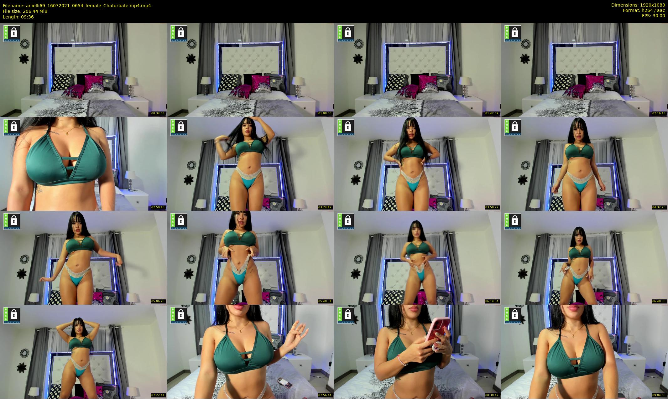 anielli69 — 10 minute Chaturbate female cam show recording, 1080p, Jul 16, 2021