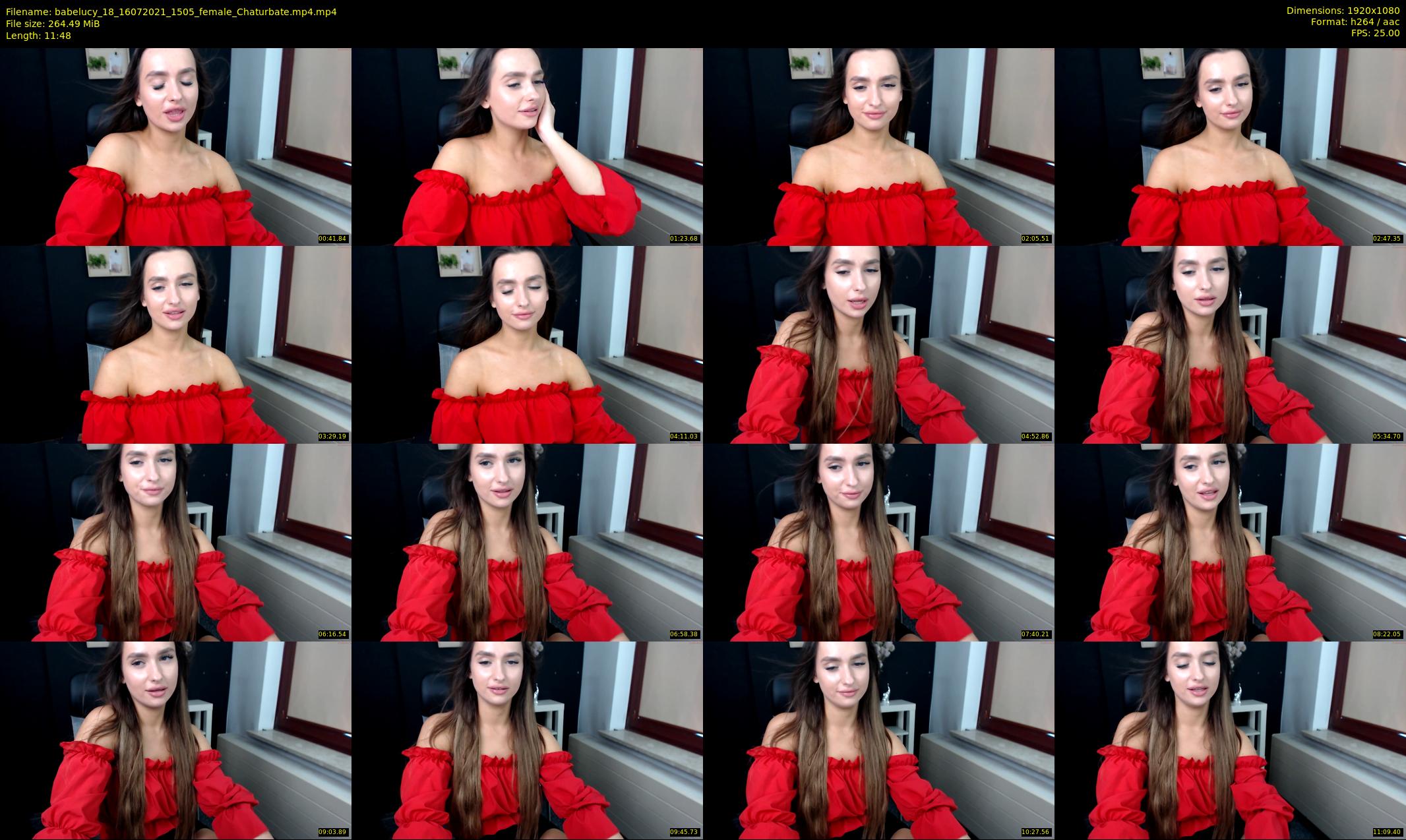 babelucy_18 — 12 minute Chaturbate female cam show recording, 1080p, Jul 16, 2021