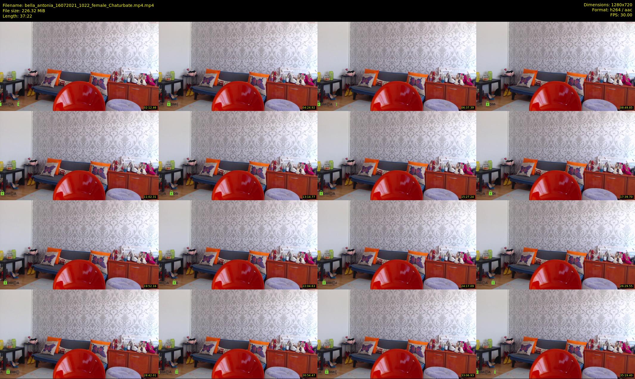 bella_antonia — 38 minute Chaturbate female cam show recording, 720p, Jul 16, 2021