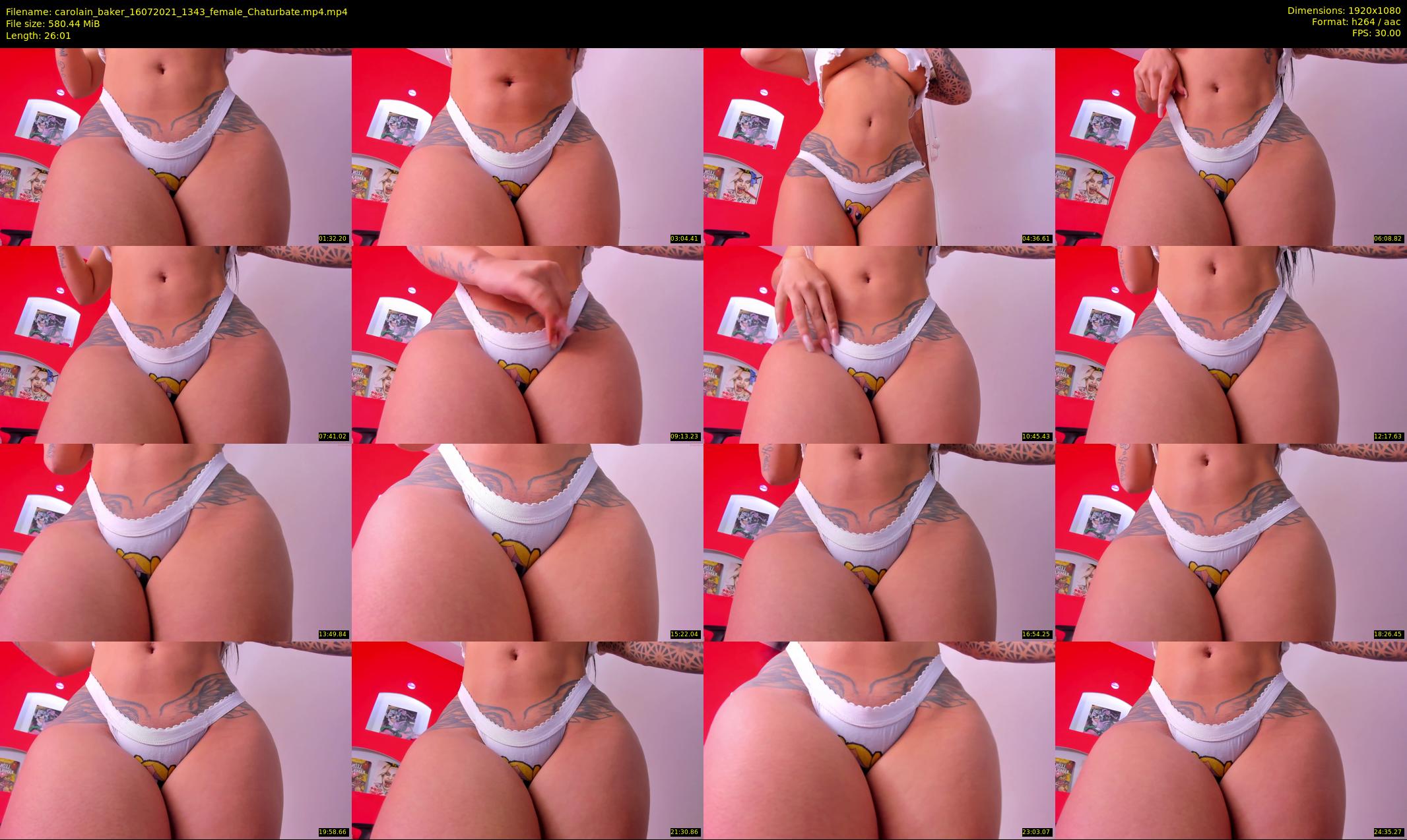 carolain_baker — 27 minute Chaturbate female cam show recording, 1080p, Jul 16, 2021