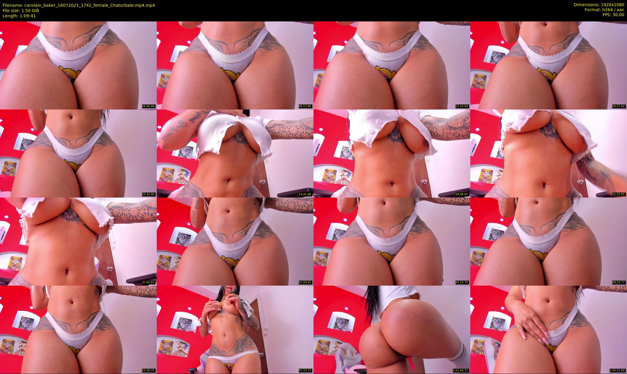 carolain_baker — 70 minute Chaturbate female cam show recording, 1080p, Jul 16, 2021